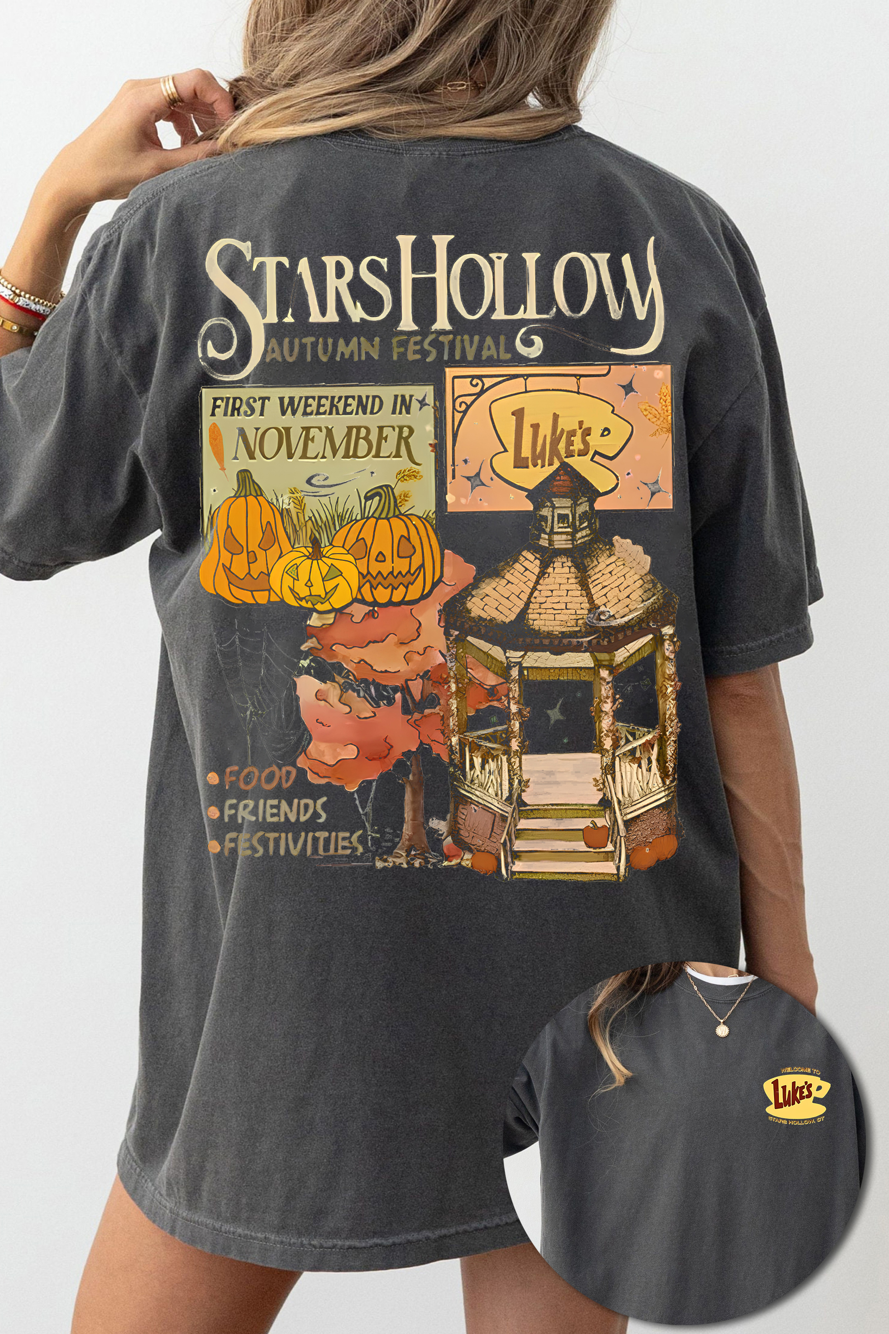 New T-Shirt Stars Hallow Merch, Shirt Stars Hallow Luke’S For Women