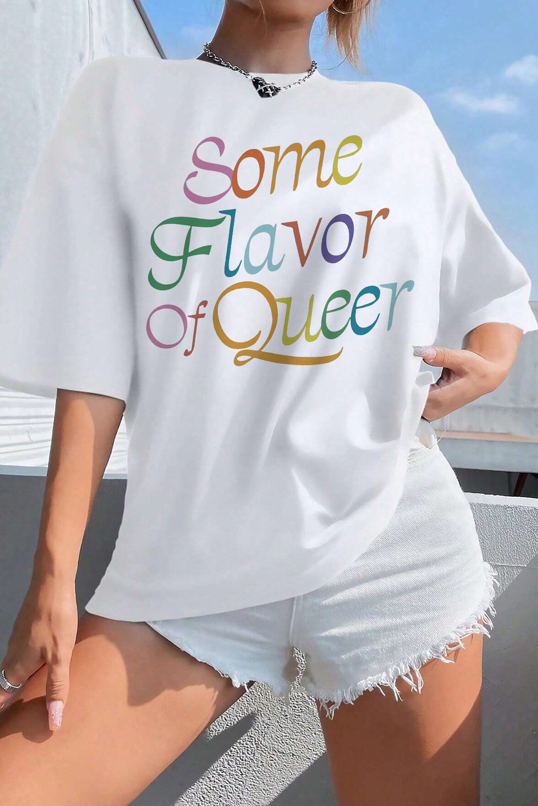 New T-Shirt Some Flavor Merch, Shirt Some Flavor Of Queer, Kiss More Girls For Women