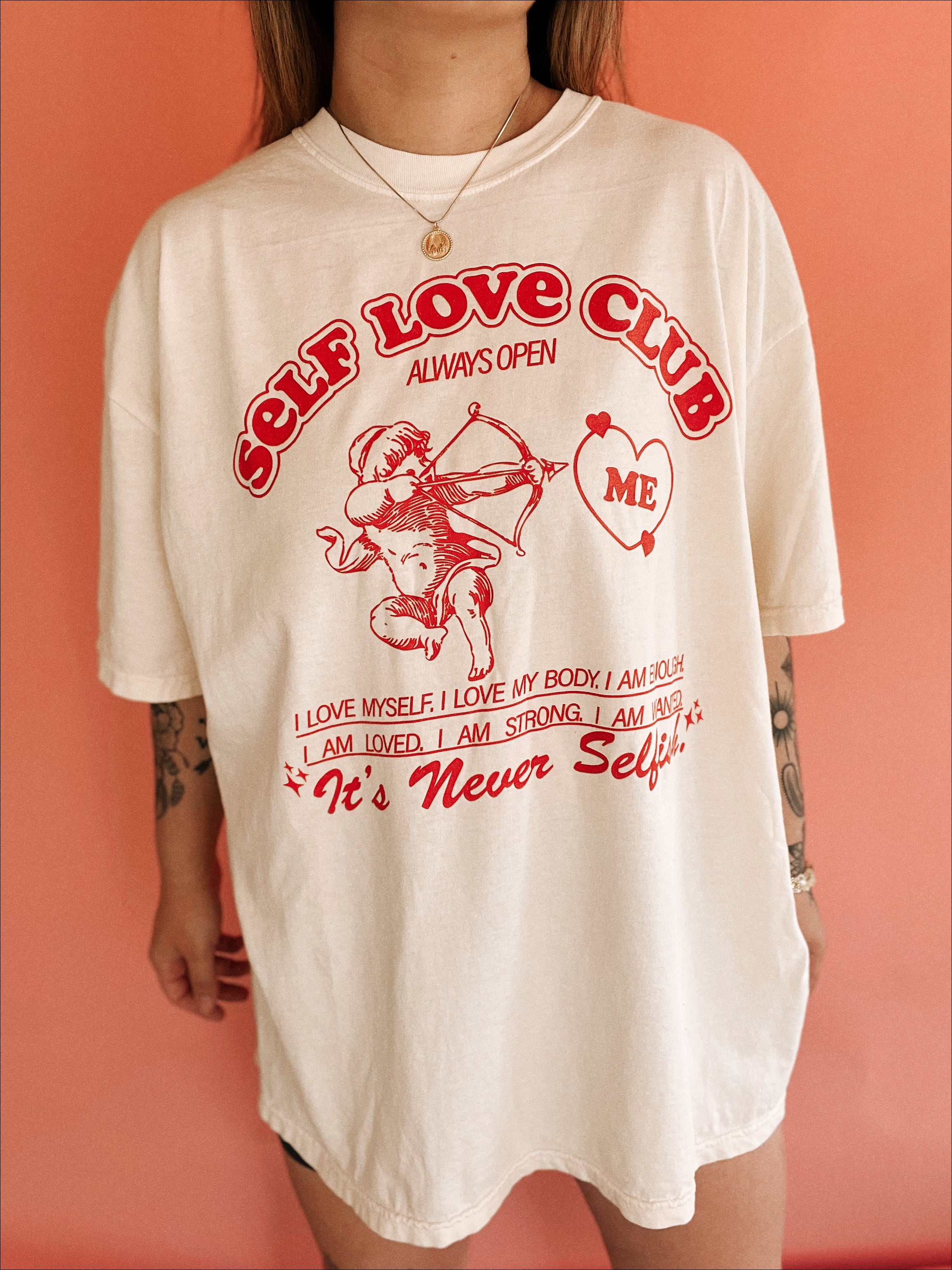 New T-Shirt Self Love Merch, Shirt Self Love Club