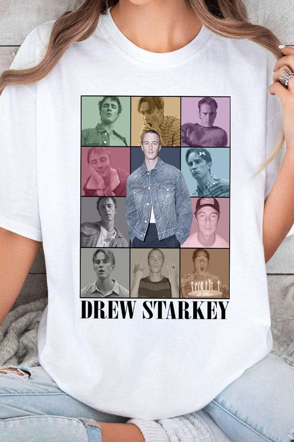 New T-Shirt Singer Poster Merch, Shirt Singer Poster Print Round Neck Casual Short Sleeve