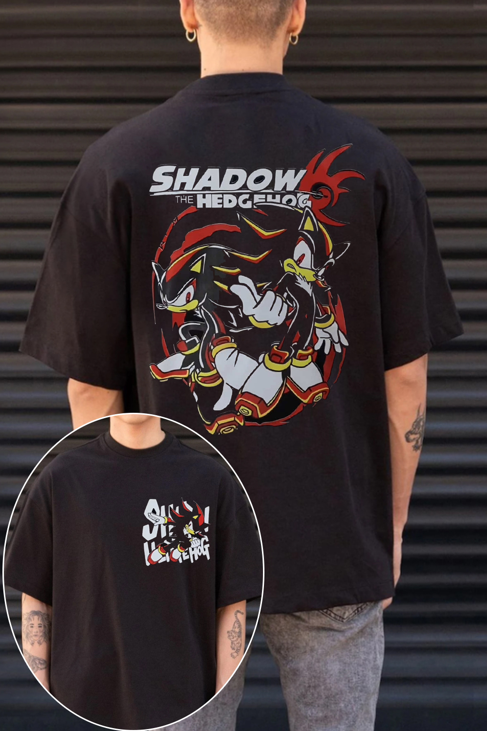 T-Shirt Shadowthehedgehog Men'S Merch, Shirt Shadowthehedgehog Men'S