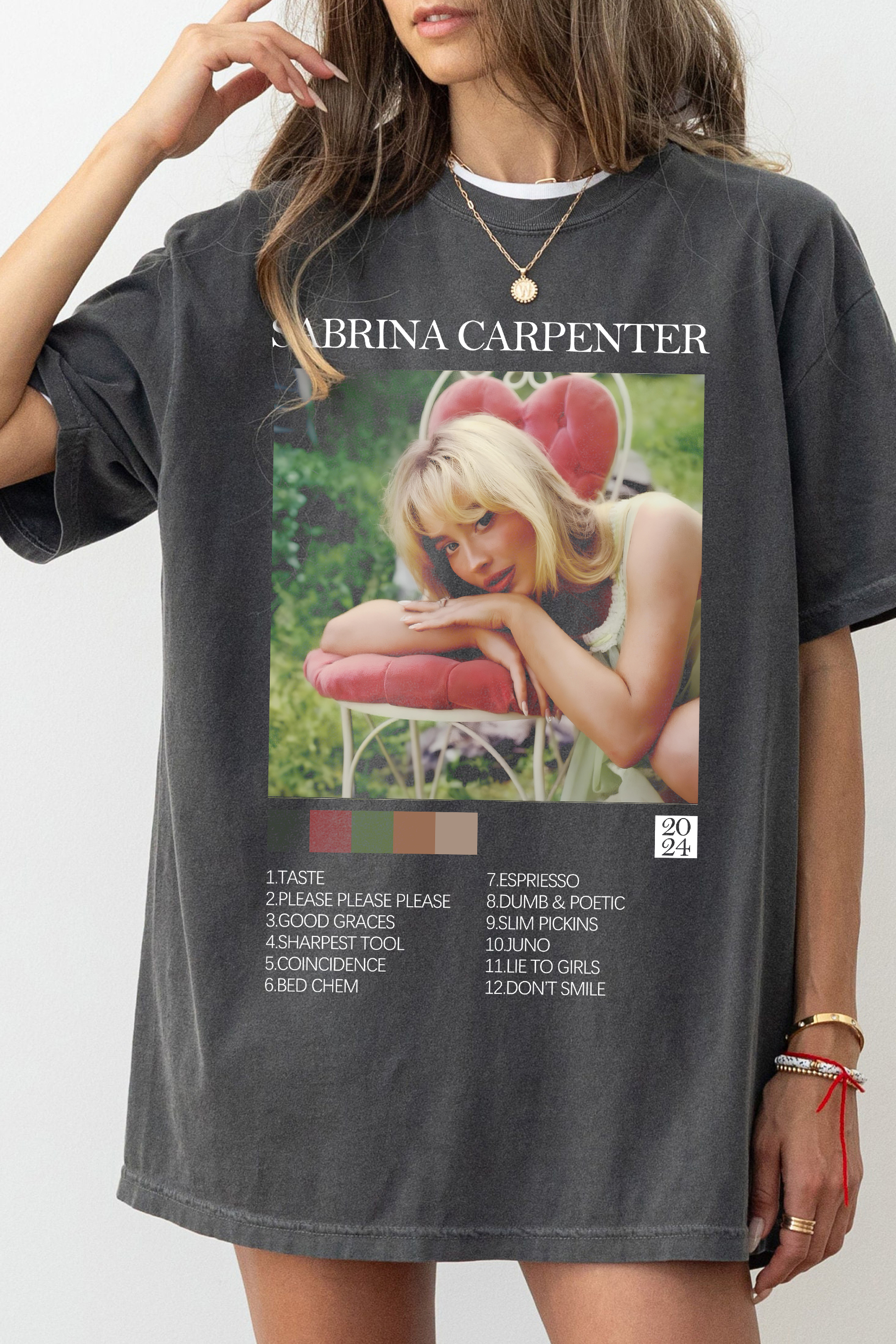 New T-Shirt Sabrina Alternatve Merch, Shirt Sabrina Alternatve Album For Women