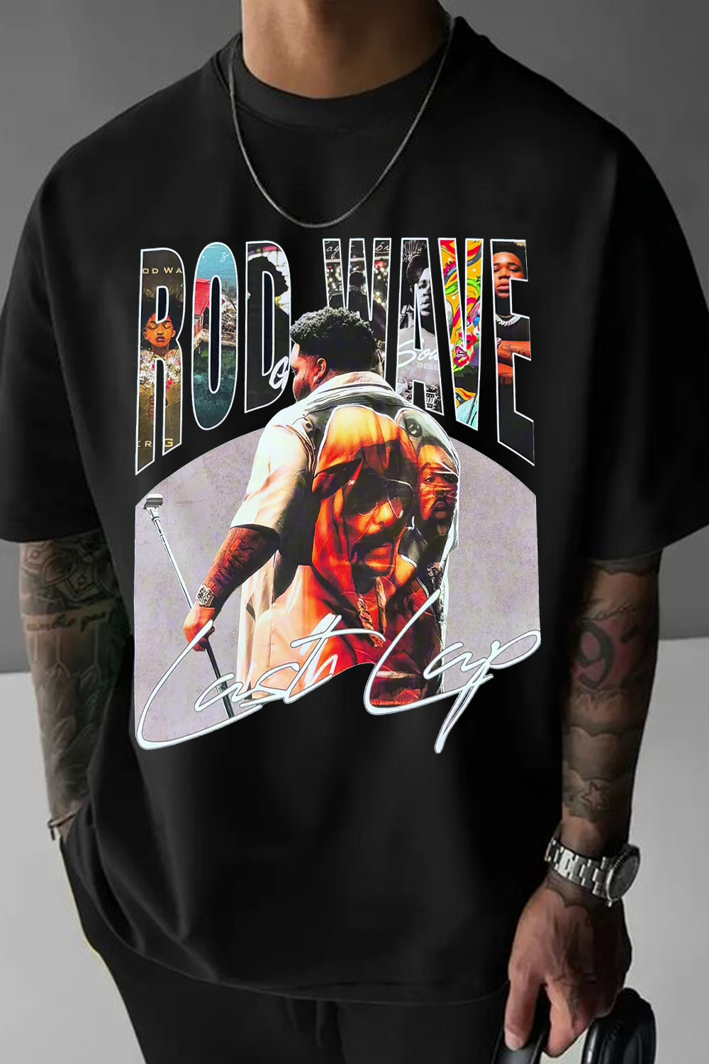 New T-Shirt Rod Wave Merch, Shirt Rod Wave Personalized Casual Print Round Neck Men’S Short-Sleeved