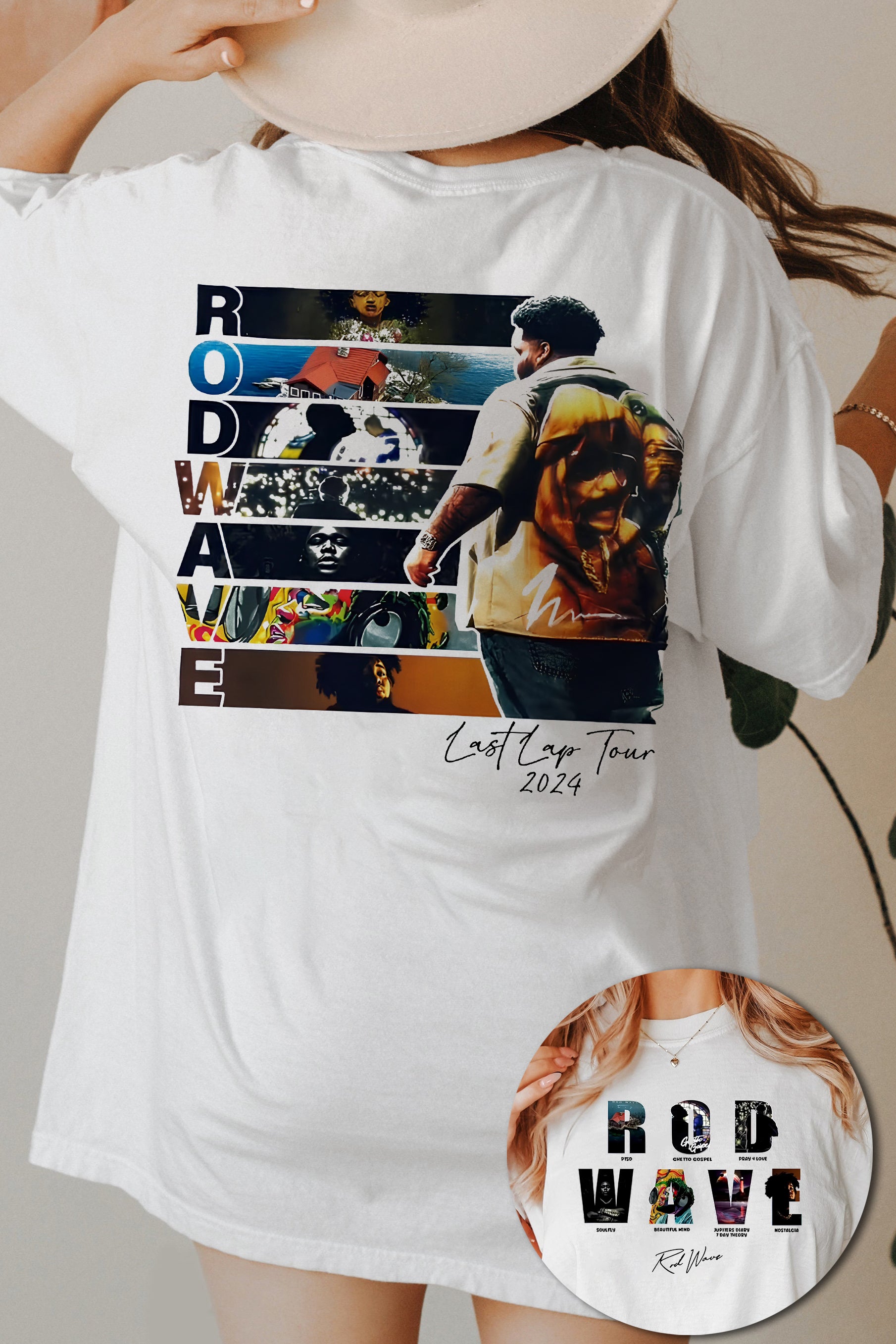 New T-Shirt Rod Wave Merch, Shirt Rod Wave Album For Women