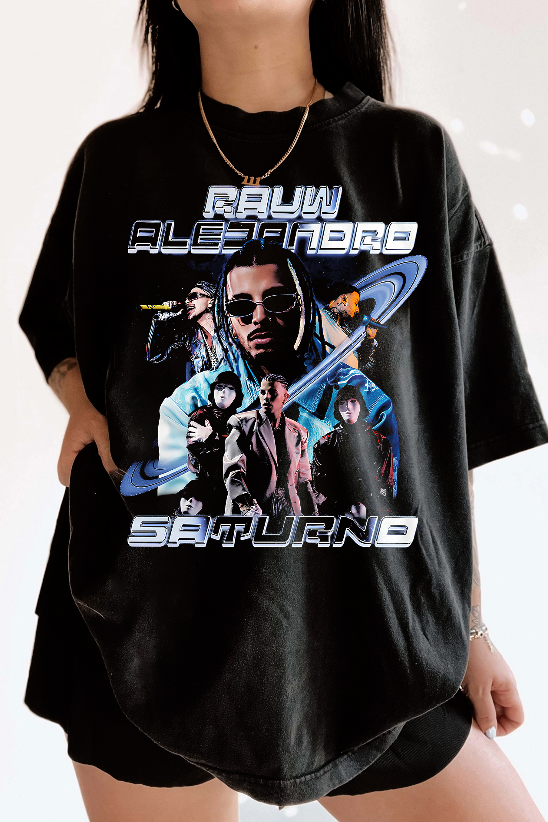 New T-Shirt Rauw Alejandro Merch, Shirt Rauw Alejandro Vintage For Women