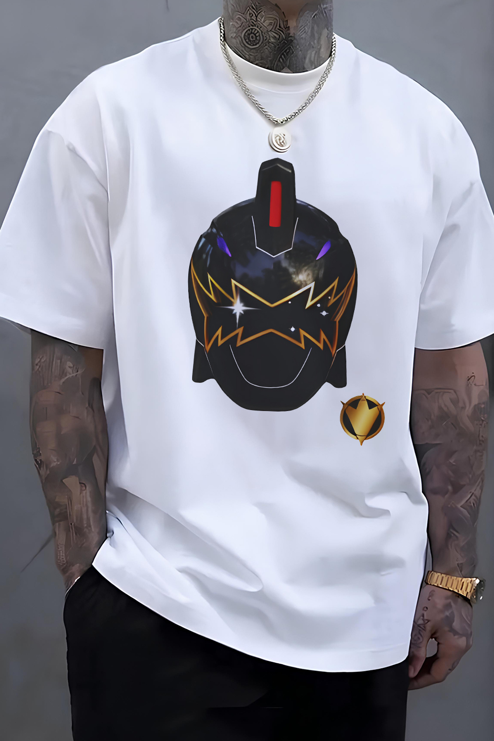 New T-Shirt Power Rangers Merch, Shirt Power Rangers Graphic For Men