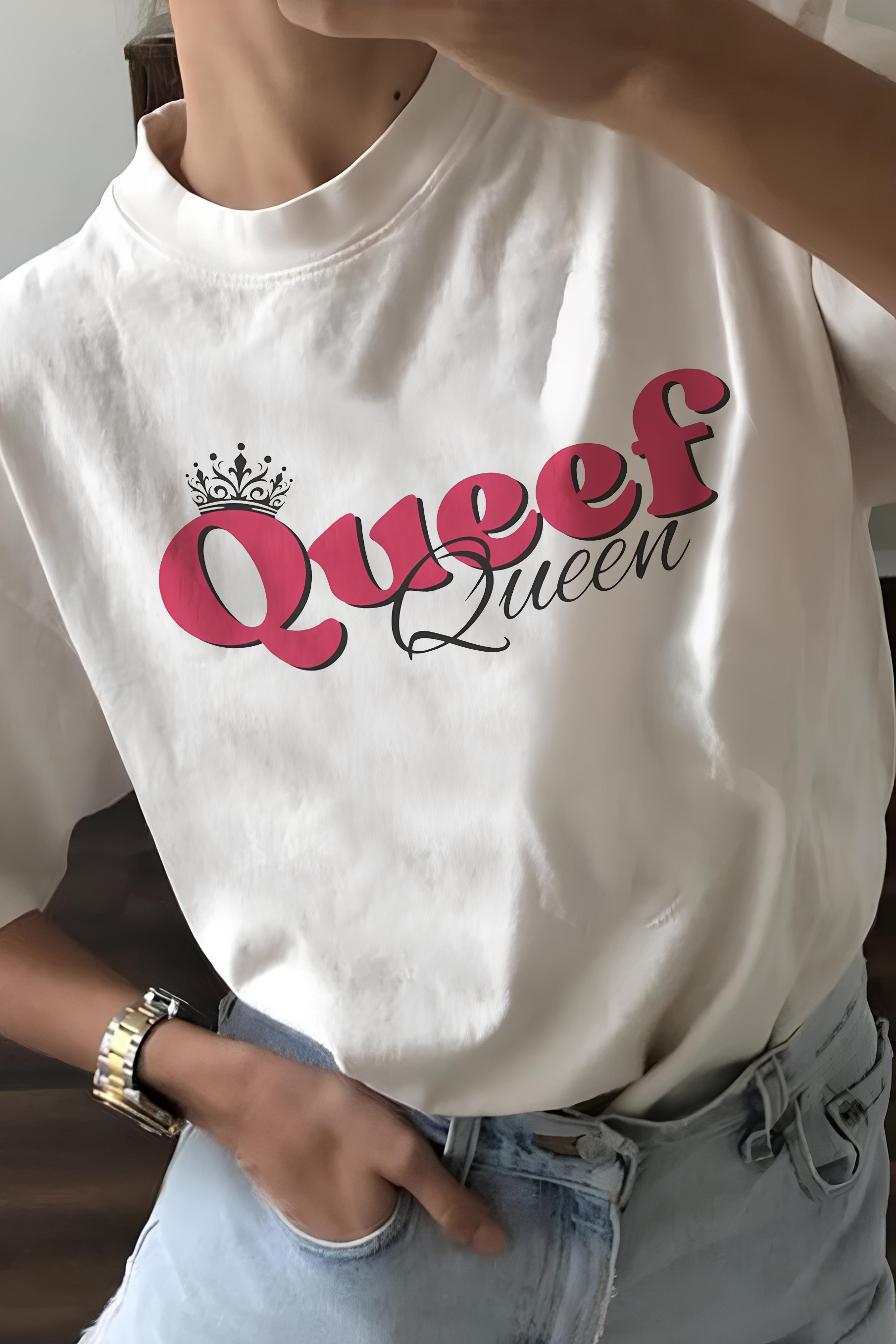 New T-Shirt Queef Queen Merch, Shirt Queef Queen Funny For Women