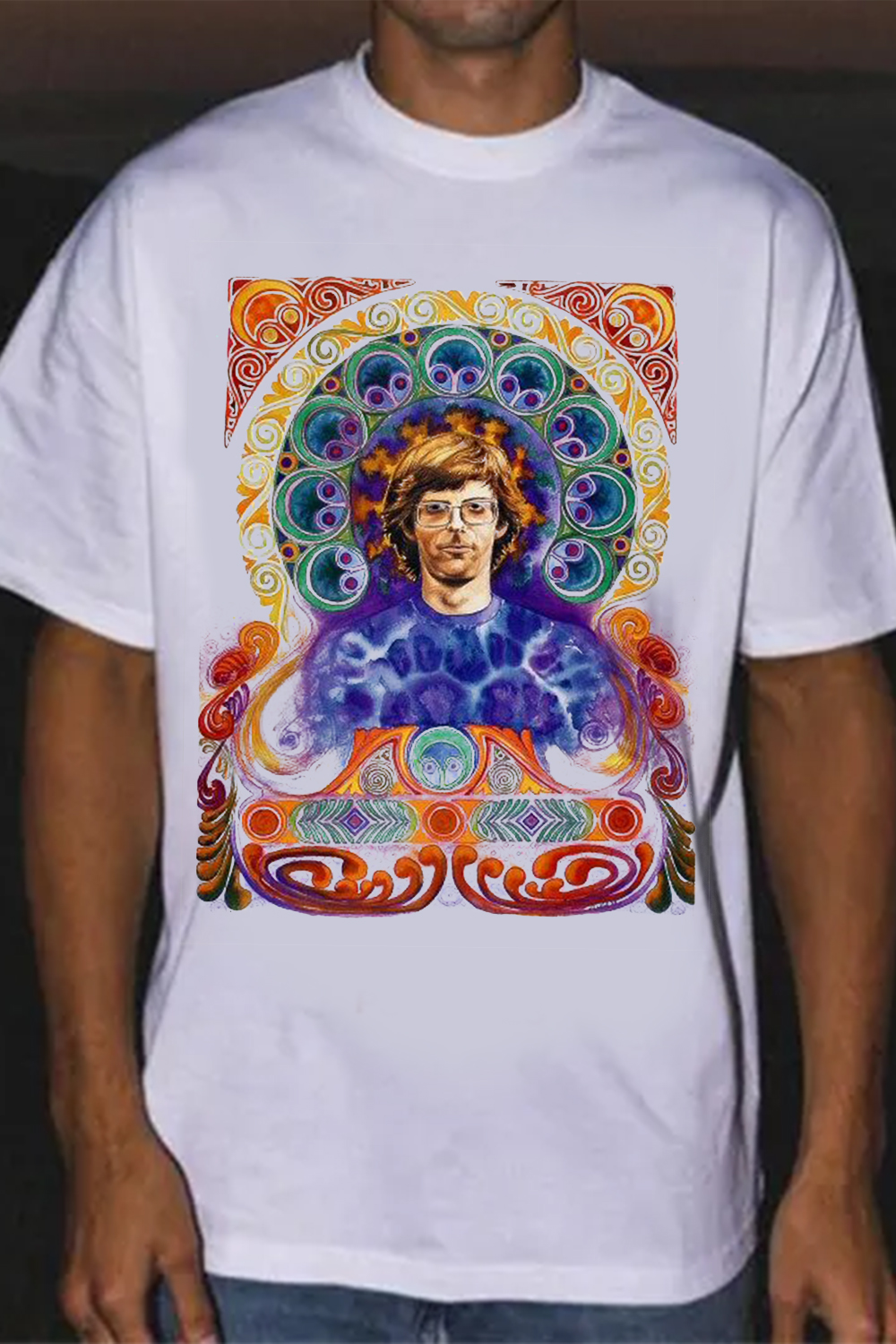 New T-Shirt Phil Lesh Merch, Shirt Phil Lesh Casual Printed Round Neck Short Sleeve