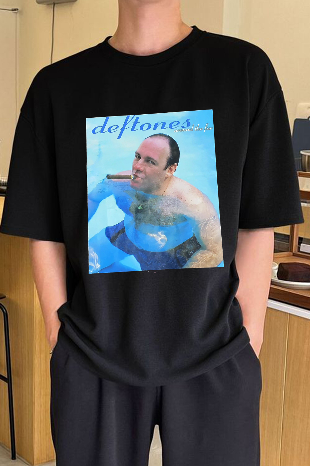 New T-Shirt Personalized Funny Merch, Shirt Personalized Funny Singer Print Round Neck Casual Short Sleeve