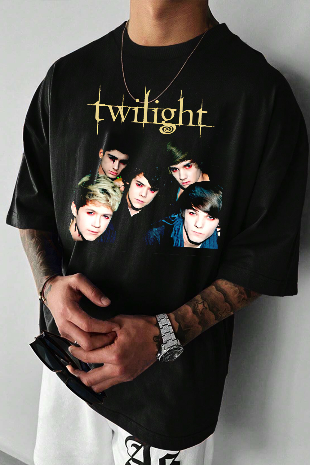 New T-Shirt One Direction Merch, Shirt One Direction Vintage 90’S For Men
