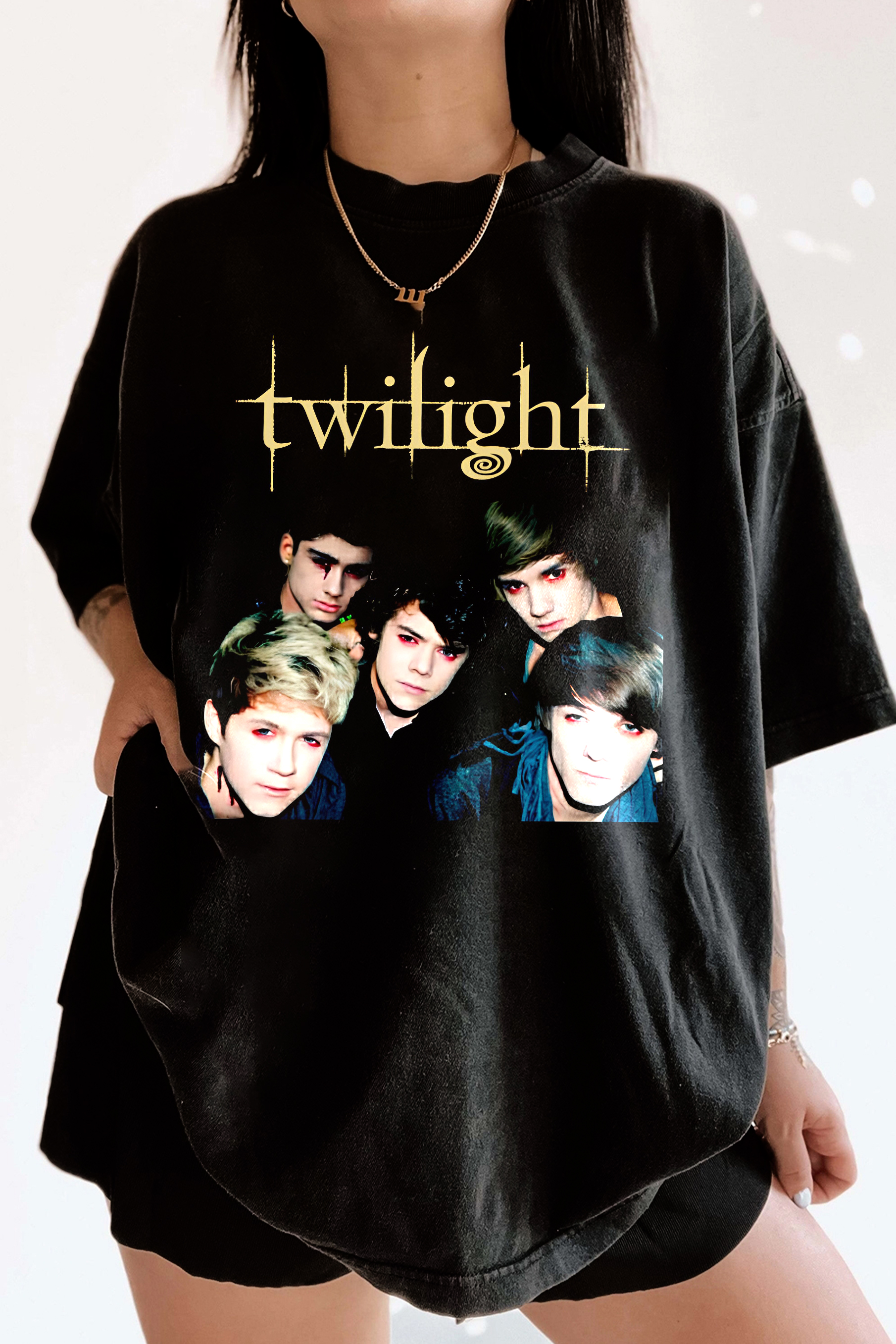 T-Shirt One Direction Merch, Shirt One Direction Vintage 90'S For Women