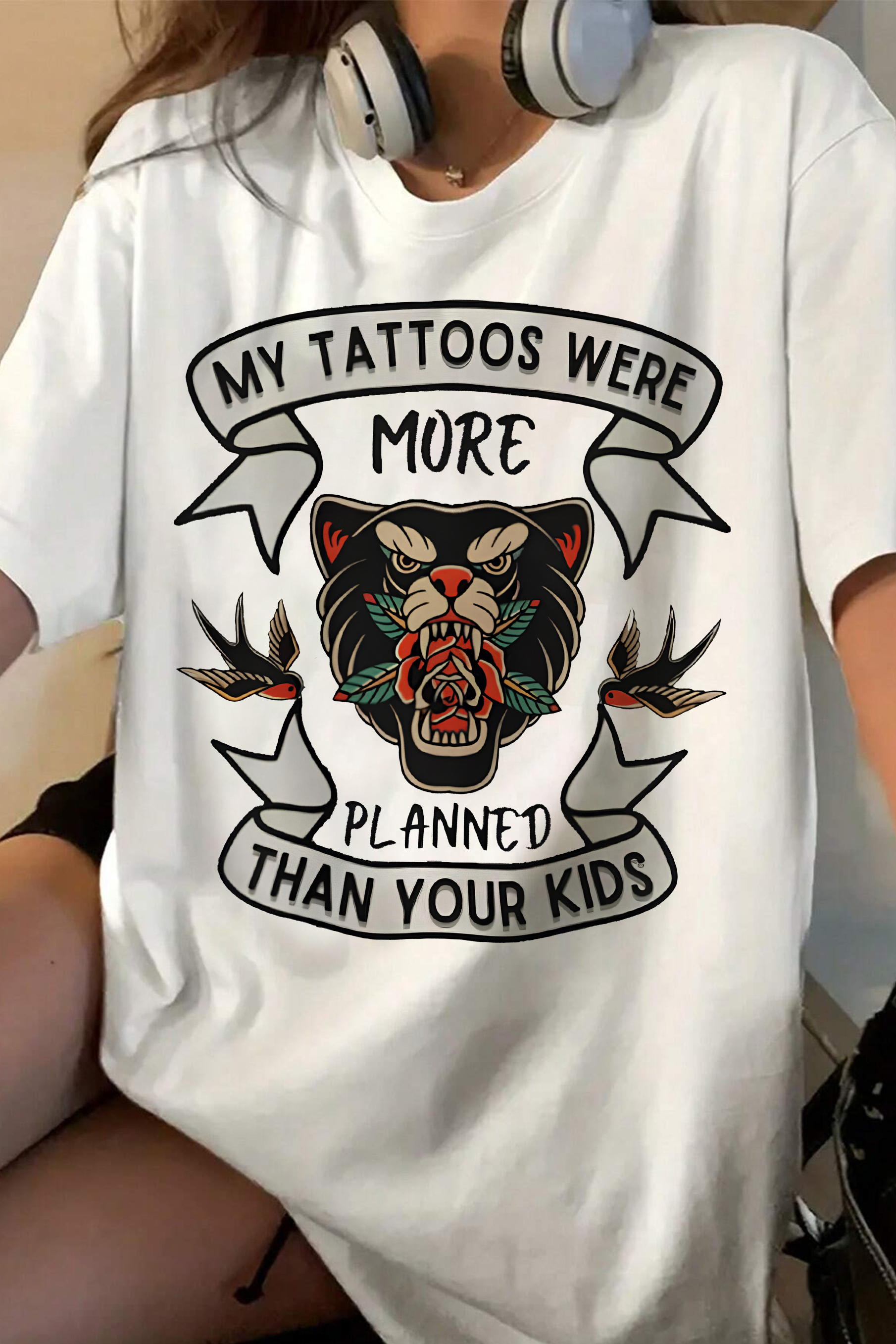 New T-Shirt My Tattoos Merch, Shirt My Tattoos Are More Meaningful For Women