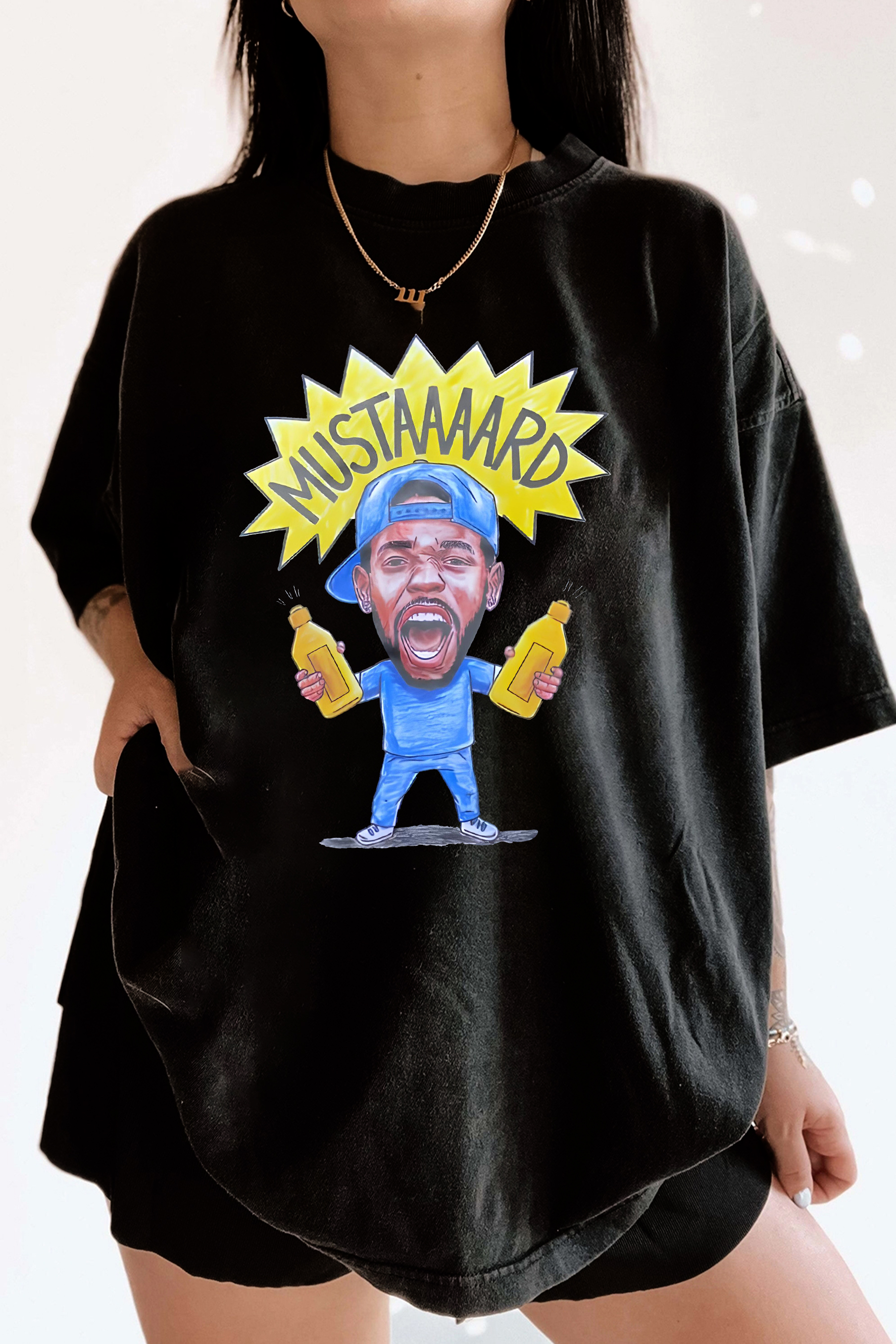 New T-Shirt Mustaaaard Kendrick Merch, Shirt Mustaaaard Kendrick For Women