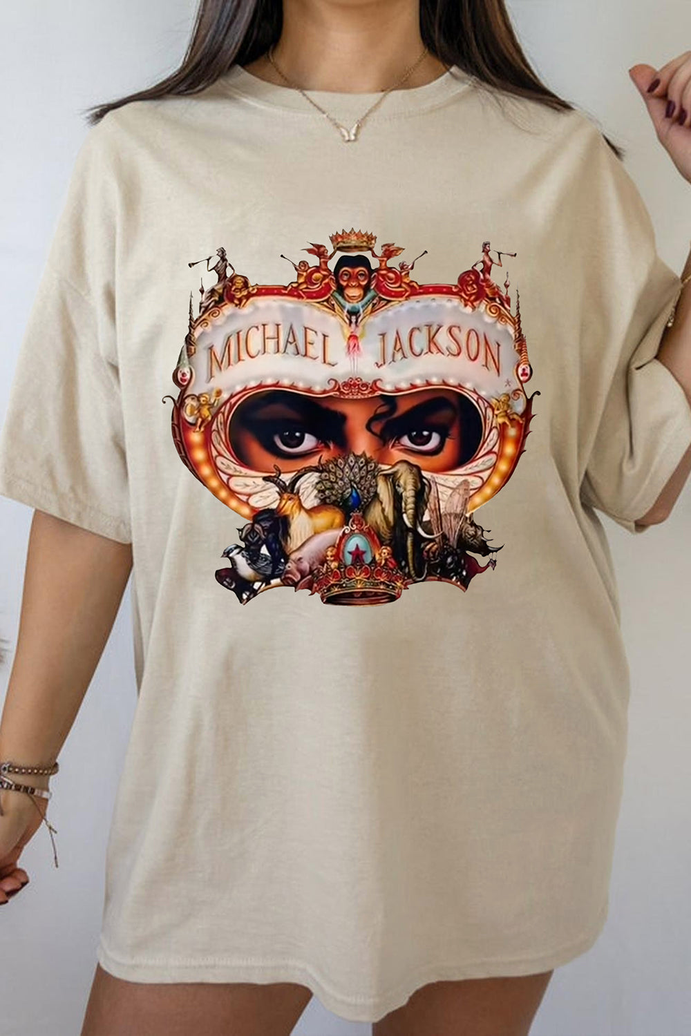 T-Shirt Michael Jackson Merch, Shirt Michael Jackson Dangerous Graphic For Women