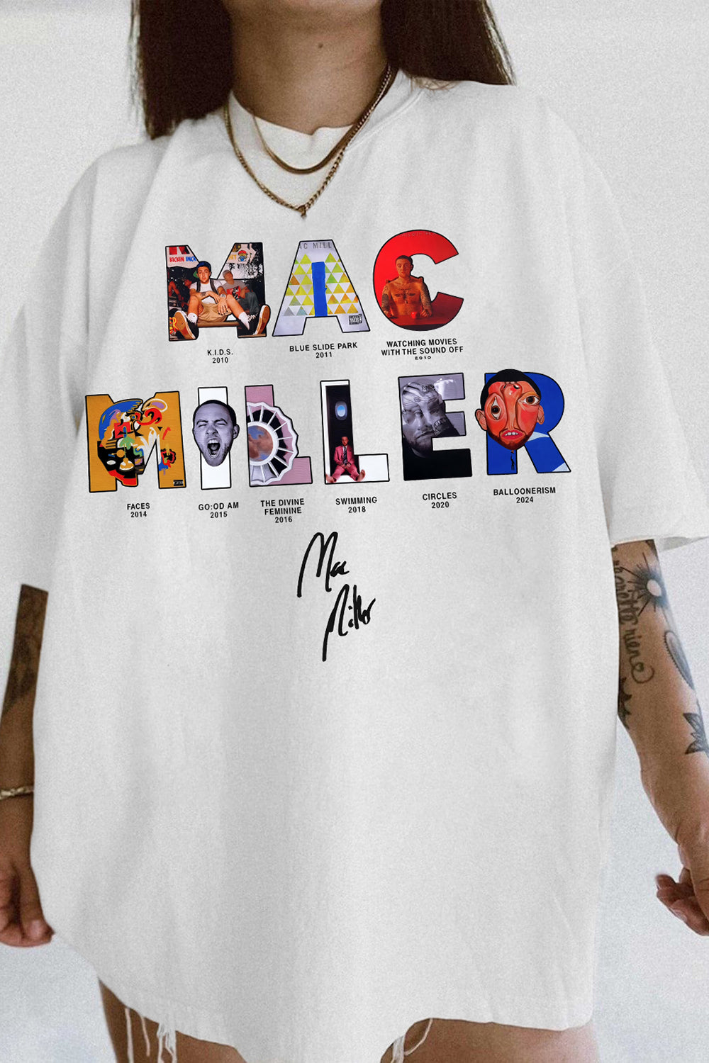 New T-Shirt Mac Miller Merch, Shirt Mac Miller Forever For Women