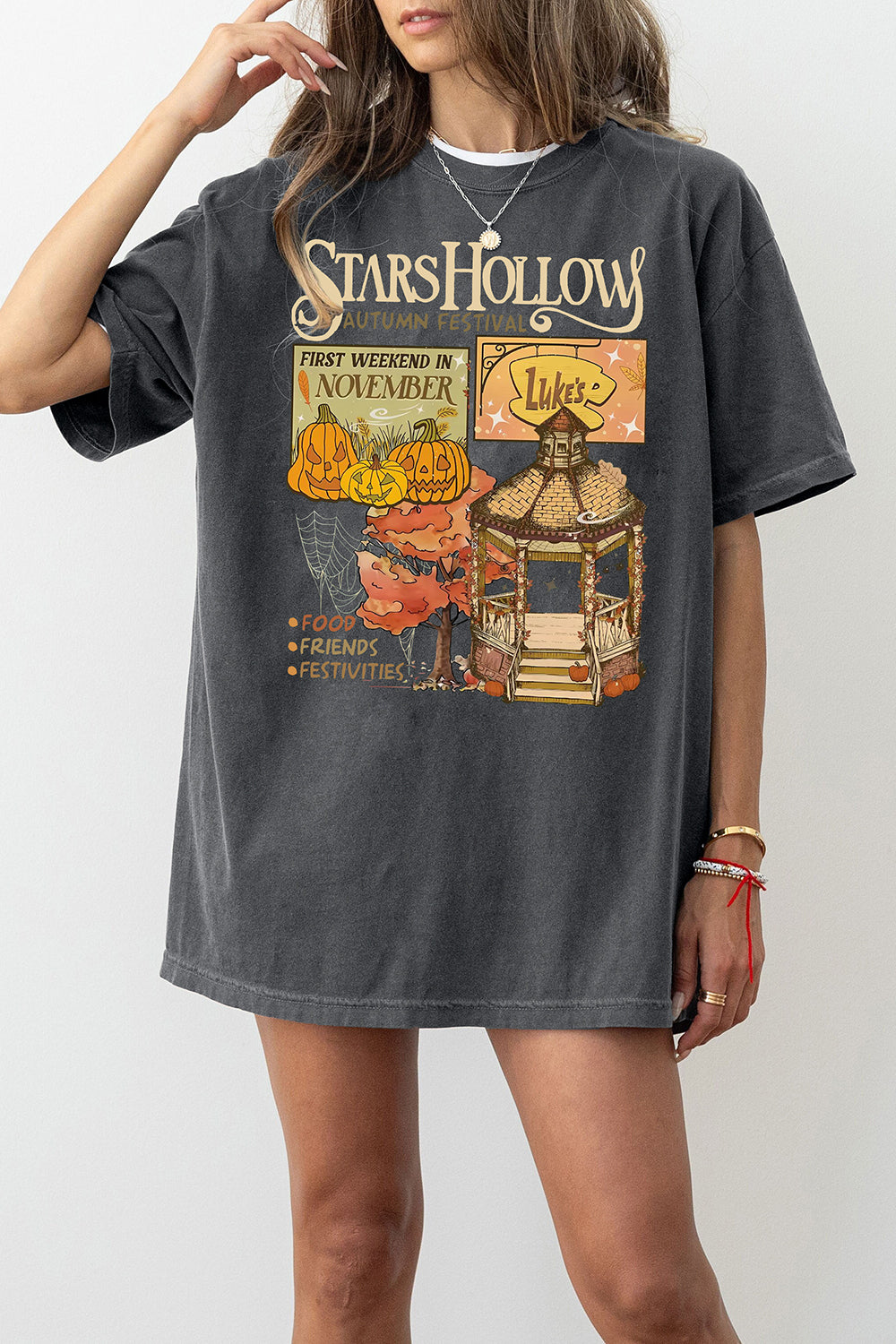 New T-Shirt Luke’S Stars Merch, Shirt Luke’S Stars Hollows Autumn Festival For Women