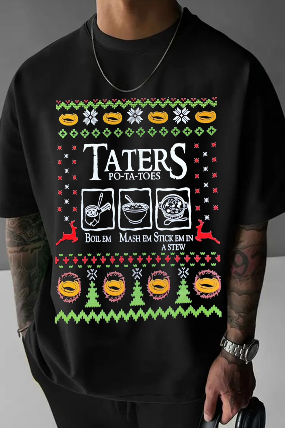 T-Shirt Lord Of Merch, Shirt Lord Of The Rings Men'S Short-Sleeved