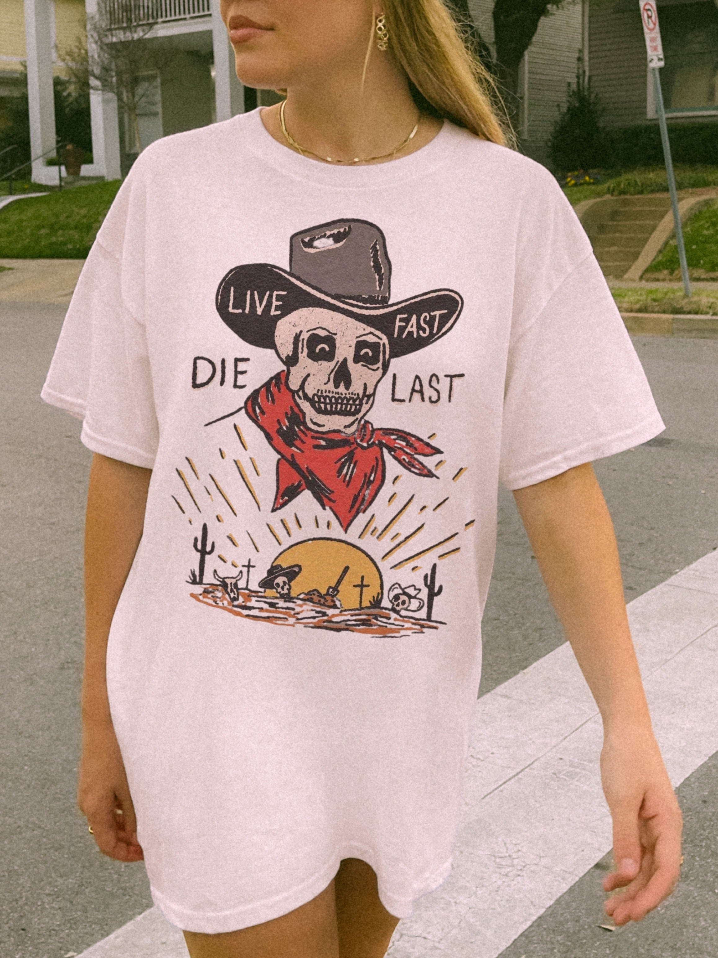 T-Shirt Live Fast Merch, Shirt Live Fast Die Last 