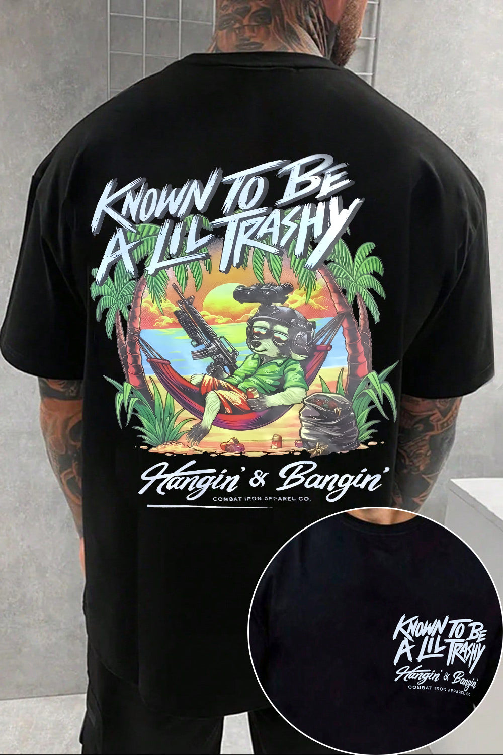 T-Shirt Known To Merch, Shirt Known To Be A Lil Trashy Raccoon For Men