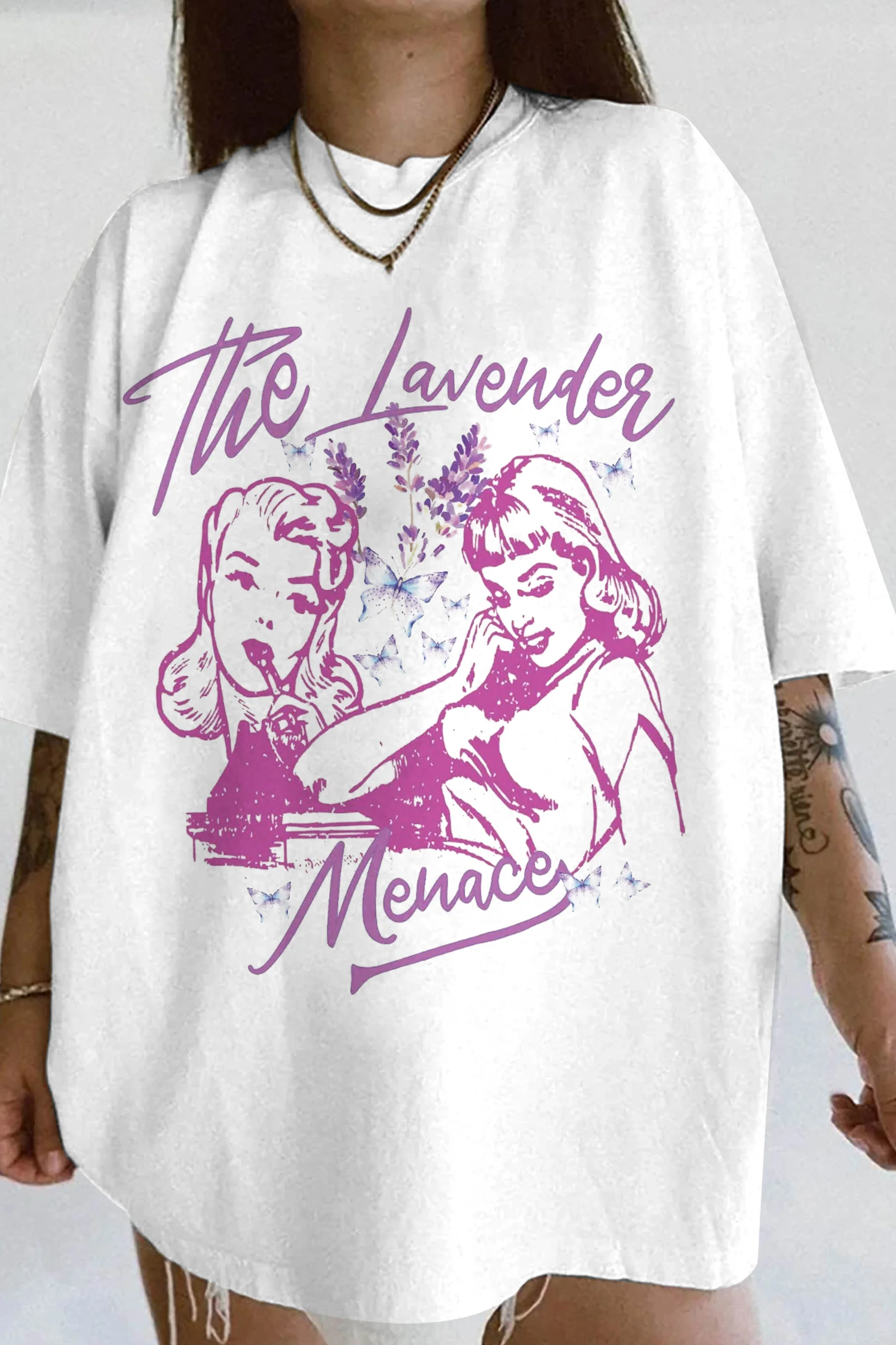 T-Shirt Lavender Lesbian Merch, Shirt Lavender Lesbian For Women