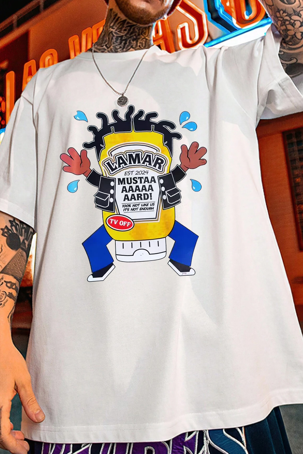 T-Shirt Kendricklamar Mustard Merch, Shirt Kendricklamar Mustard Men'S