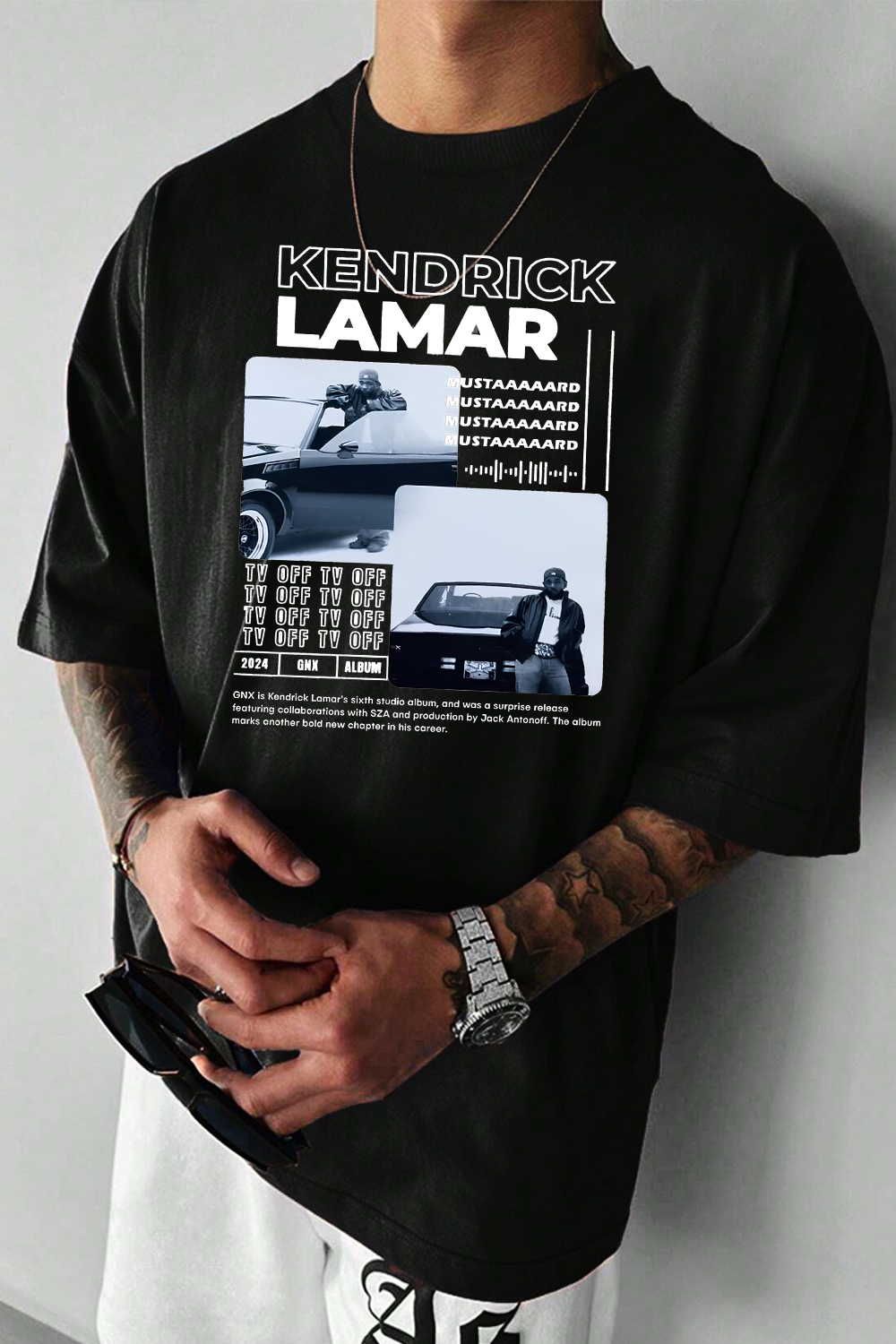 New T-Shirt Kendrick Tv Merch, Shirt Kendrick Tv Off Fleece For Men