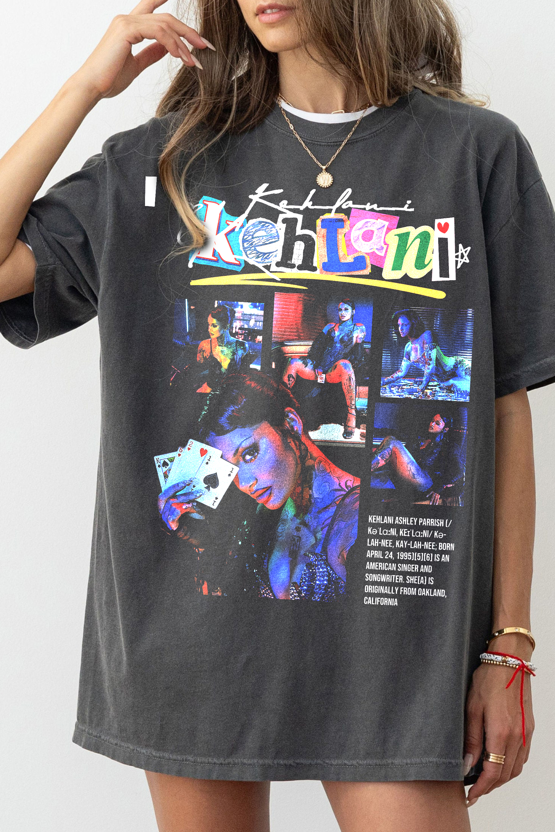 T-Shirt Kehlani Crash Merch, Shirt Kehlani Crash World Tour For Women