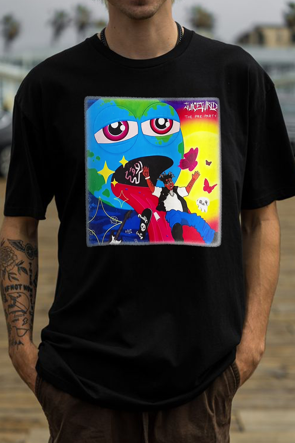 T-Shirt Juice Wold Merch, Shirt Juice Wold Personalized Men'S