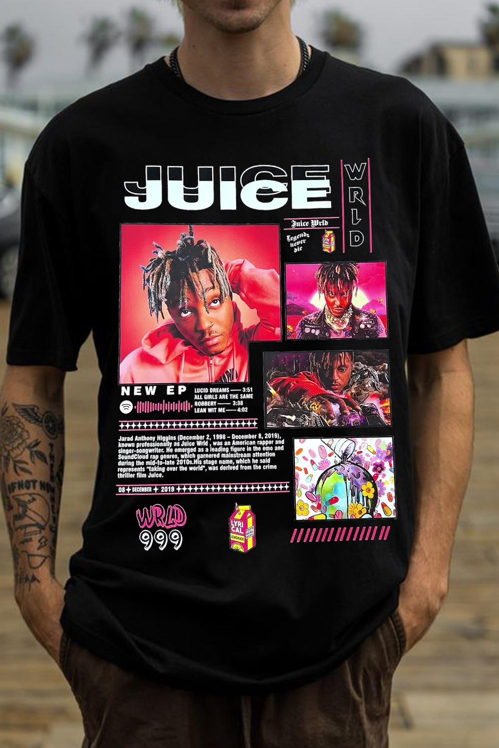 New T-Shirt Juice Poster Merch, Shirt Juice Poster Short-Sleeved Men’S