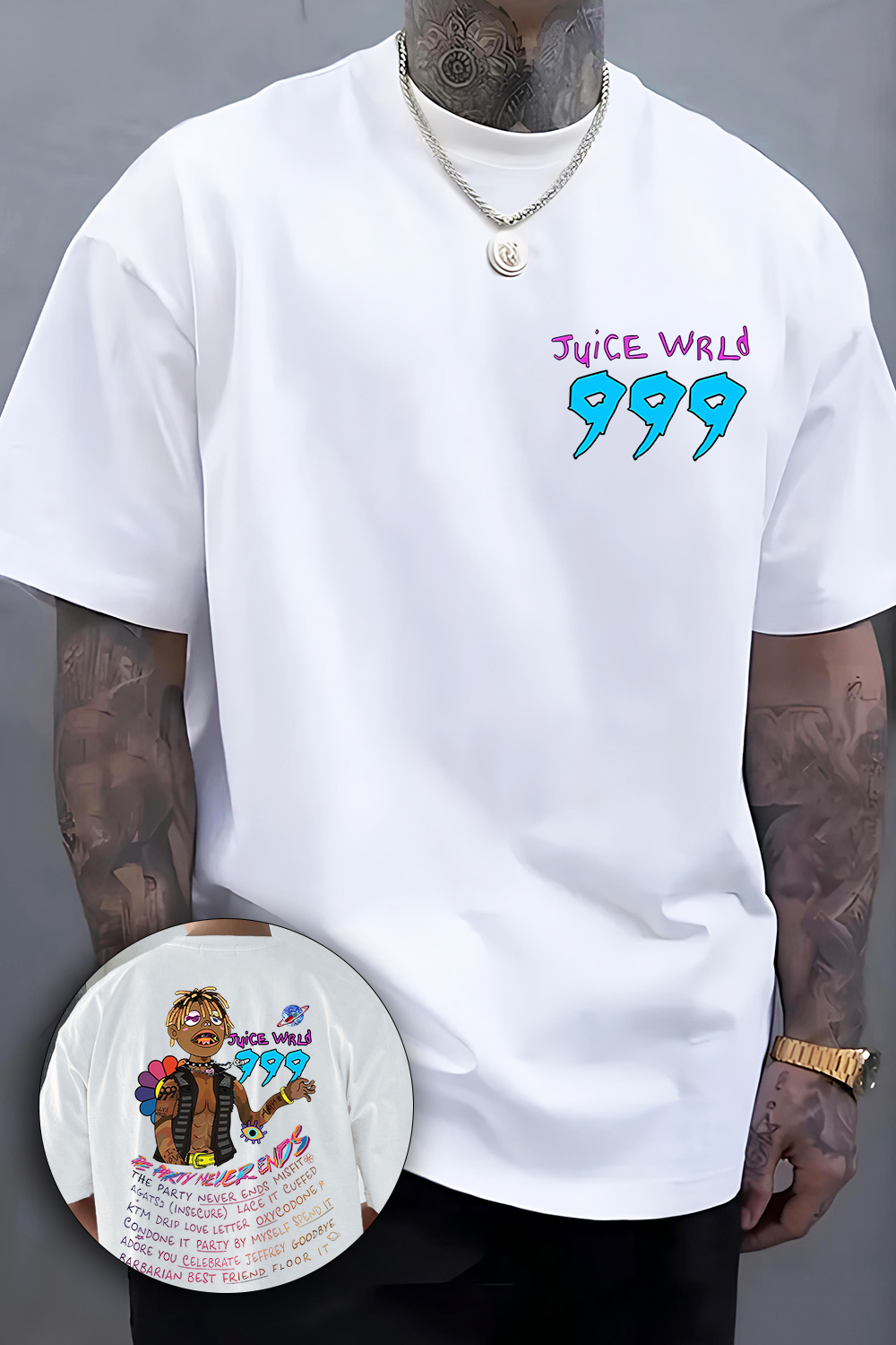 New T-Shirt Juice Wrld Merch, Shirt Juice Wrld 999 For Men