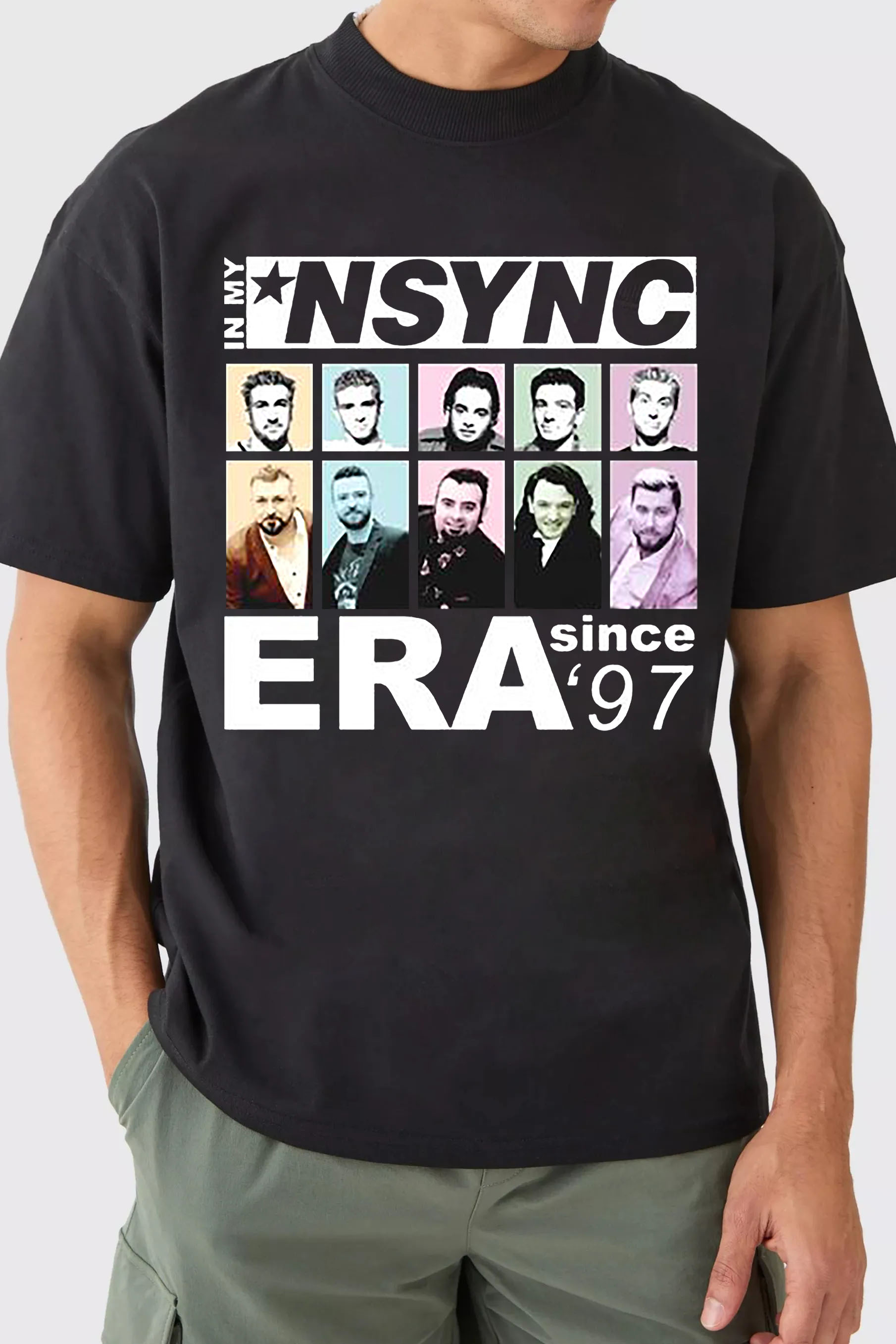 T-Shirt In My Merch, Shirt In My Nsync Era Since 97 Vintage Nsync Men 