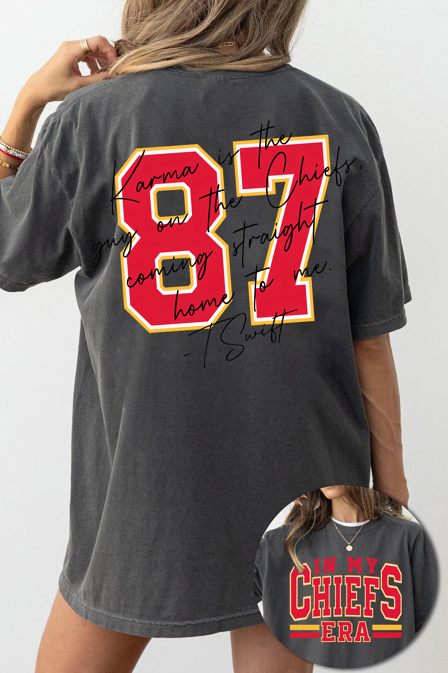 T-Shirt In My Merch, Shirt In My Chiefs Era For Women