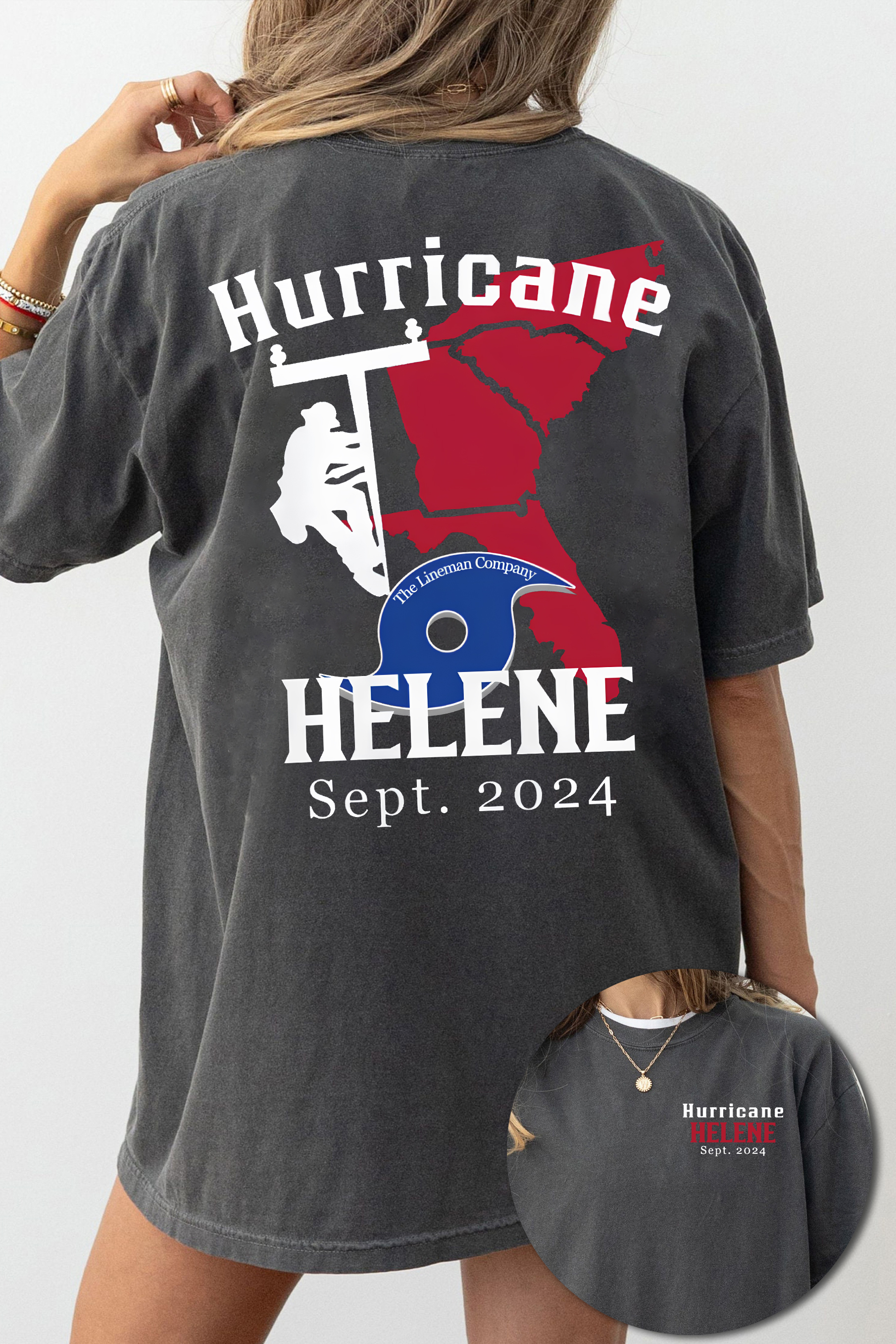 T-Shirt Hurricane Helene Merch, Shirt Hurricane Helene For Women