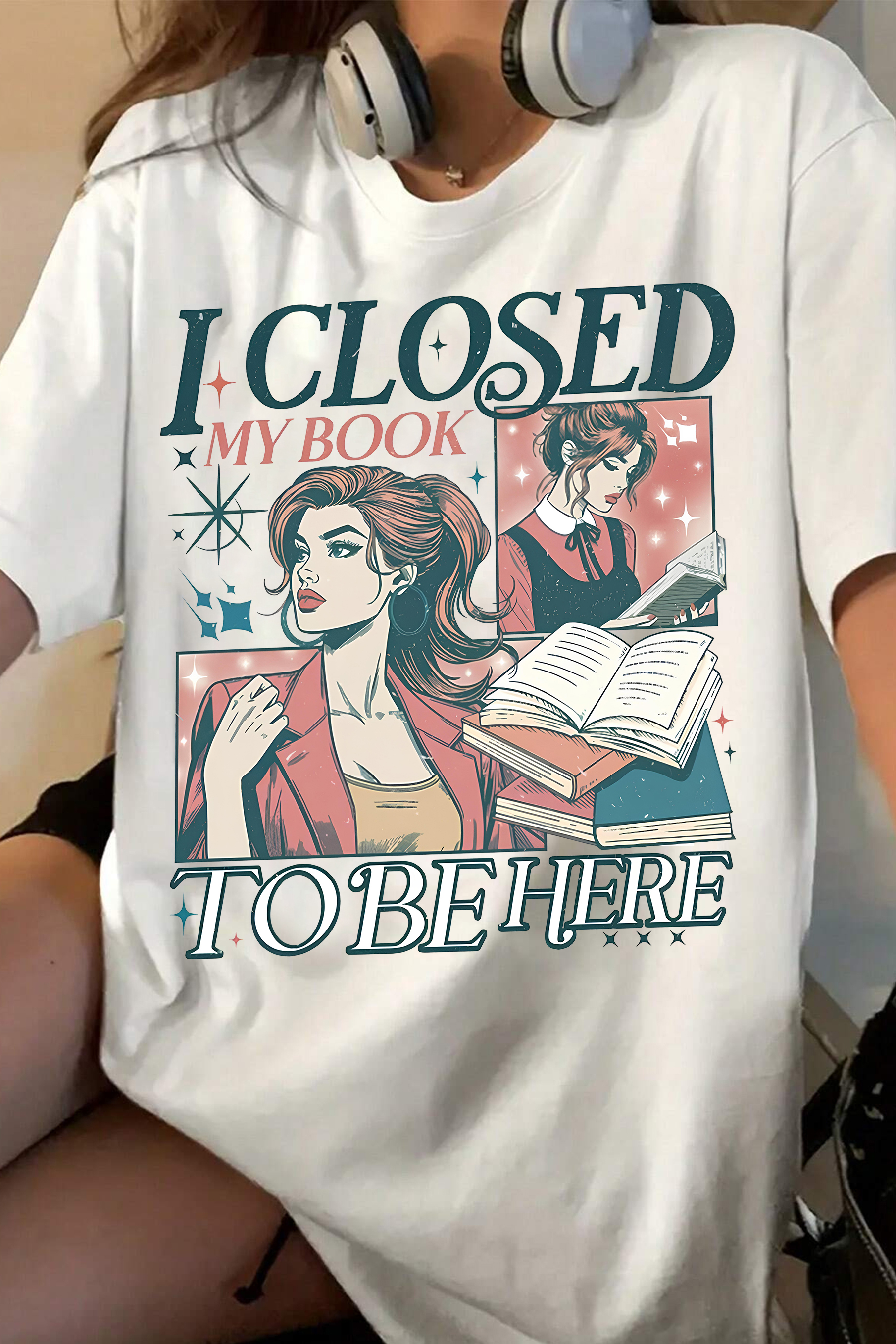 T-Shirt I Closed Merch, Shirt I Closed My Book To Be Here For Women