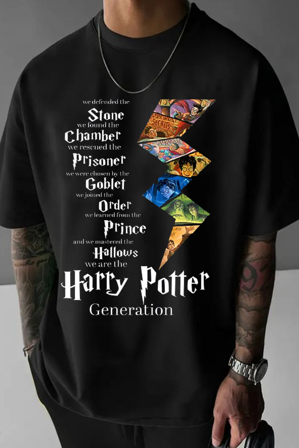 New T-Shirt Harry Potter Merch, Shirt Harry Potter Hp Chapter
