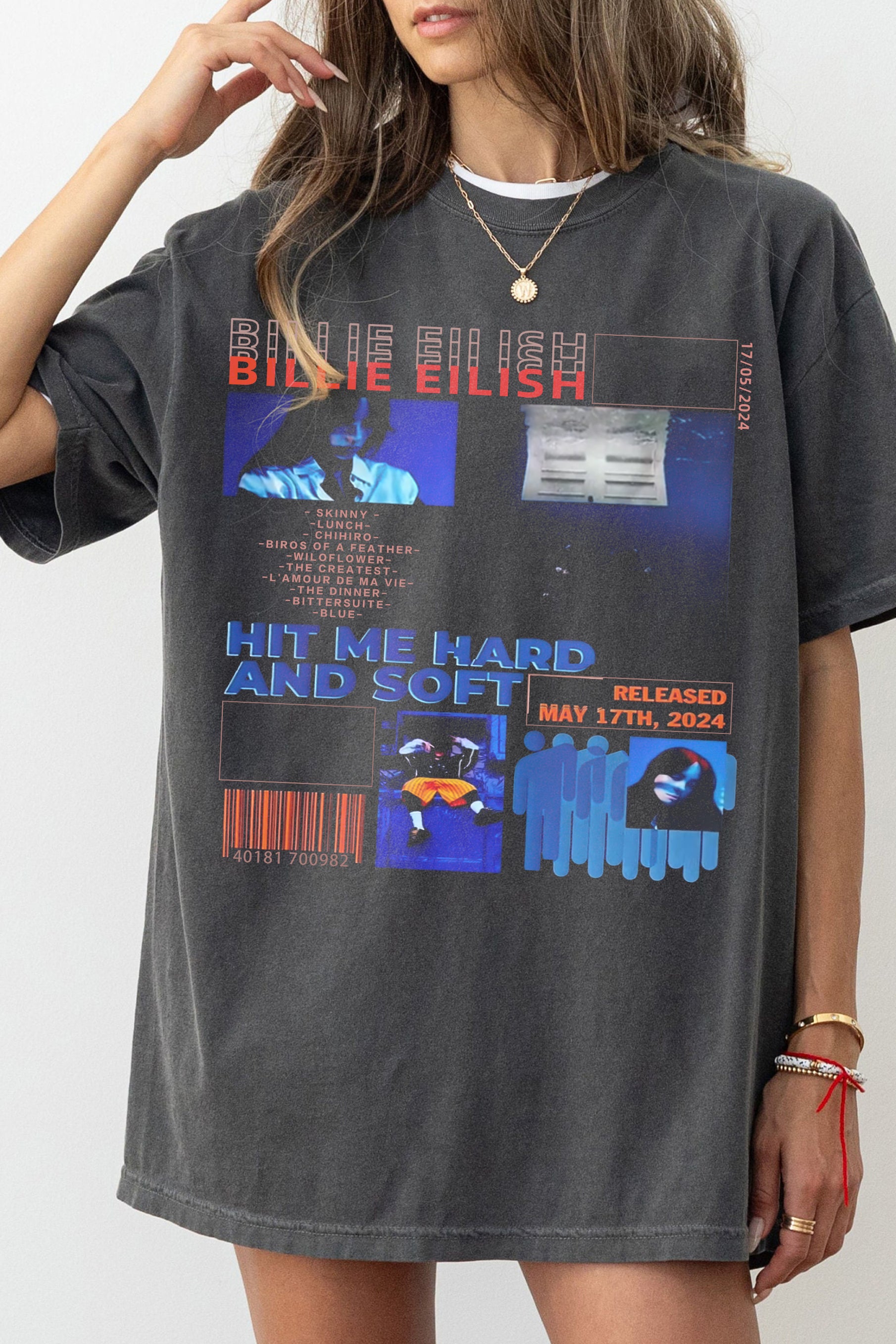 New T-Shirt Hit Me Merch, Shirt Hit Me Billie For Women