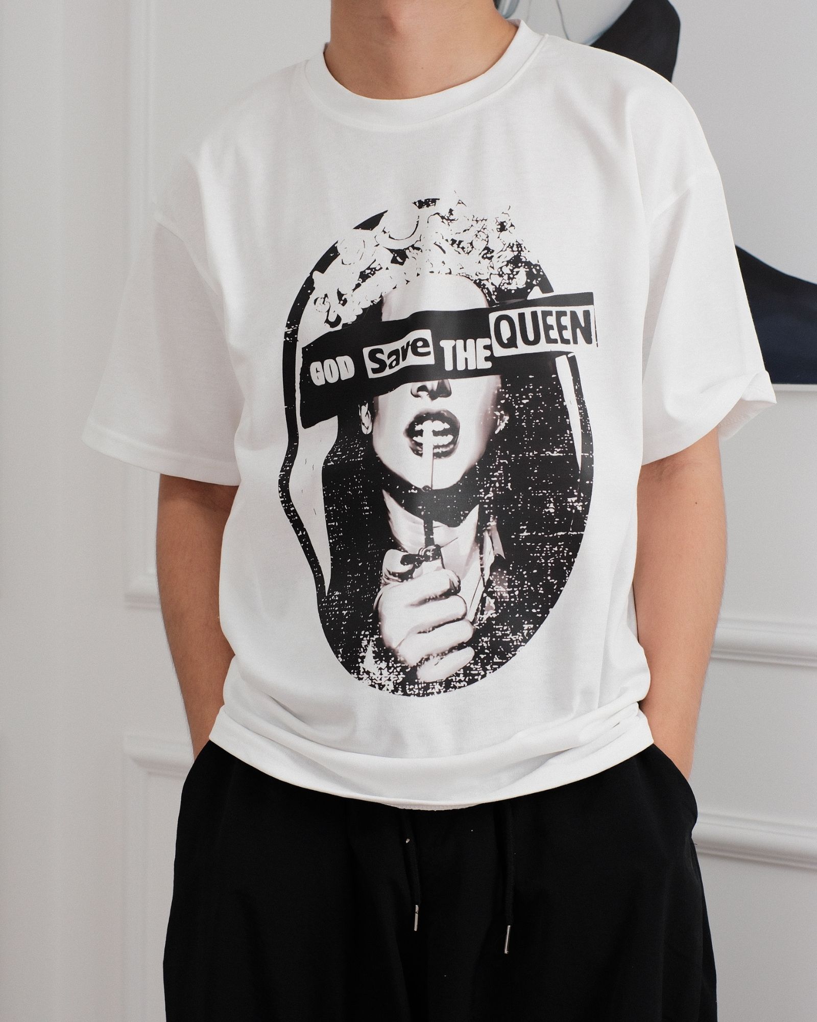 New T-Shirt God Save Merch, Shirt God Save The Queen Ln  Men’S