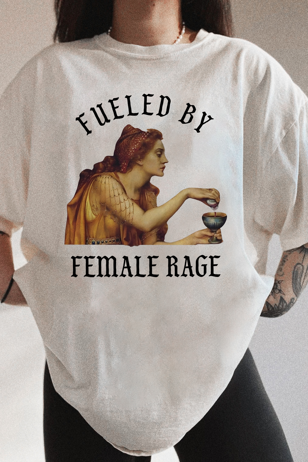 New T-Shirt Fueled By Merch, Shirt Fueled By Female Rage For Women