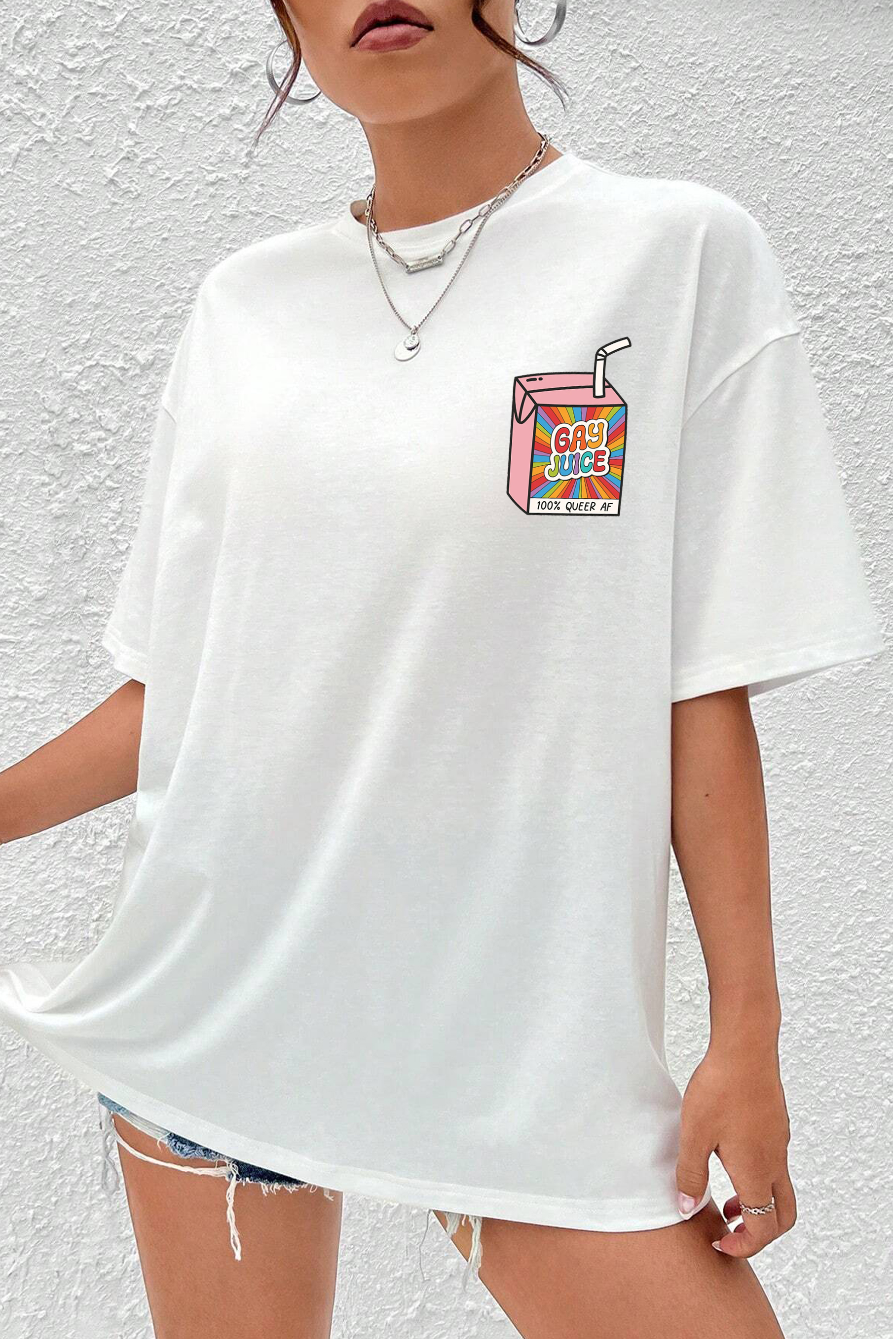 New T-Shirt Gay Ju!Ce Merch, Shirt Gay Ju!Ce Gay Pride For Women
