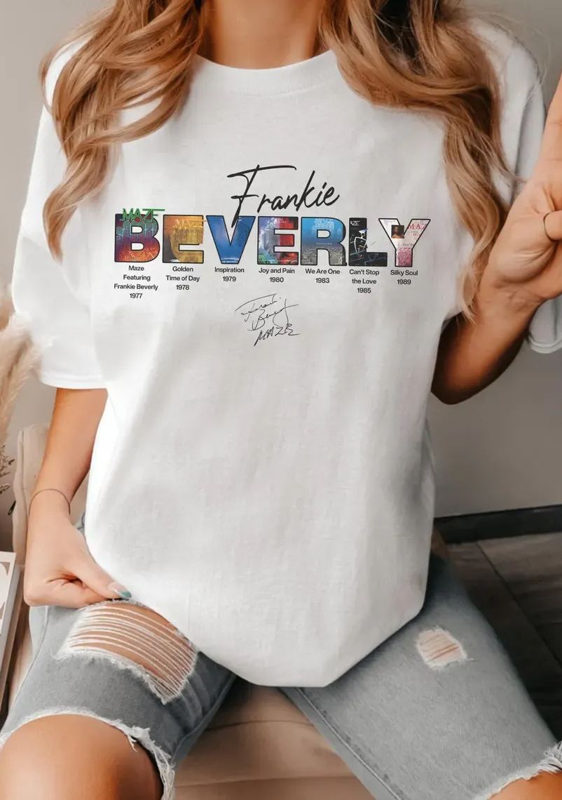 New T-Shirt Frankie Beverly Merch, Shirt Frankie Beverly Short Sleeve
