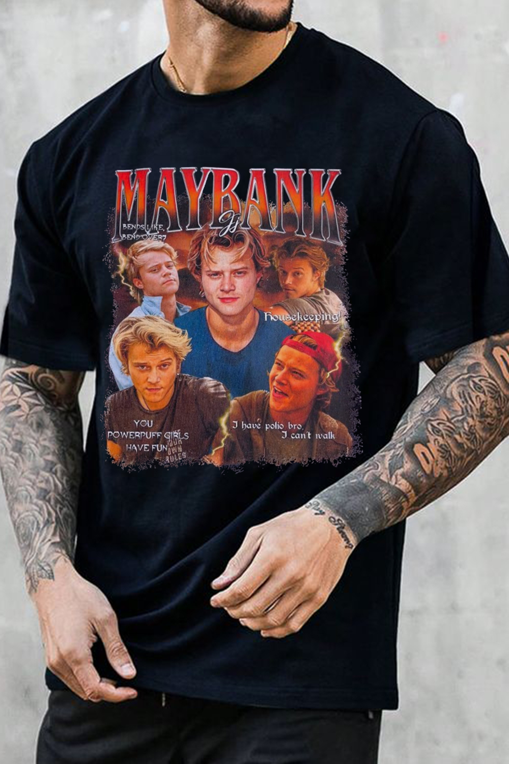 New T-Shirt Film And Merch, Shirt Film And Tv Artist Personalized Round Neck Short Sleeve