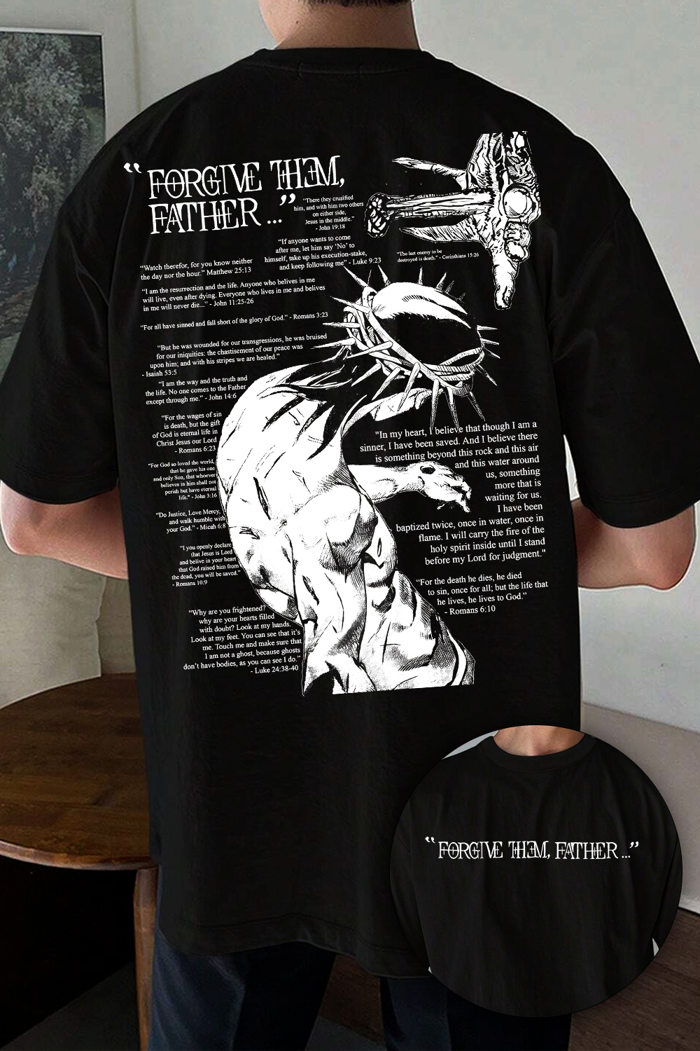 New T-Shirt Forgive Them, Merch, Shirt Forgive Them, Father… Jojo For Men