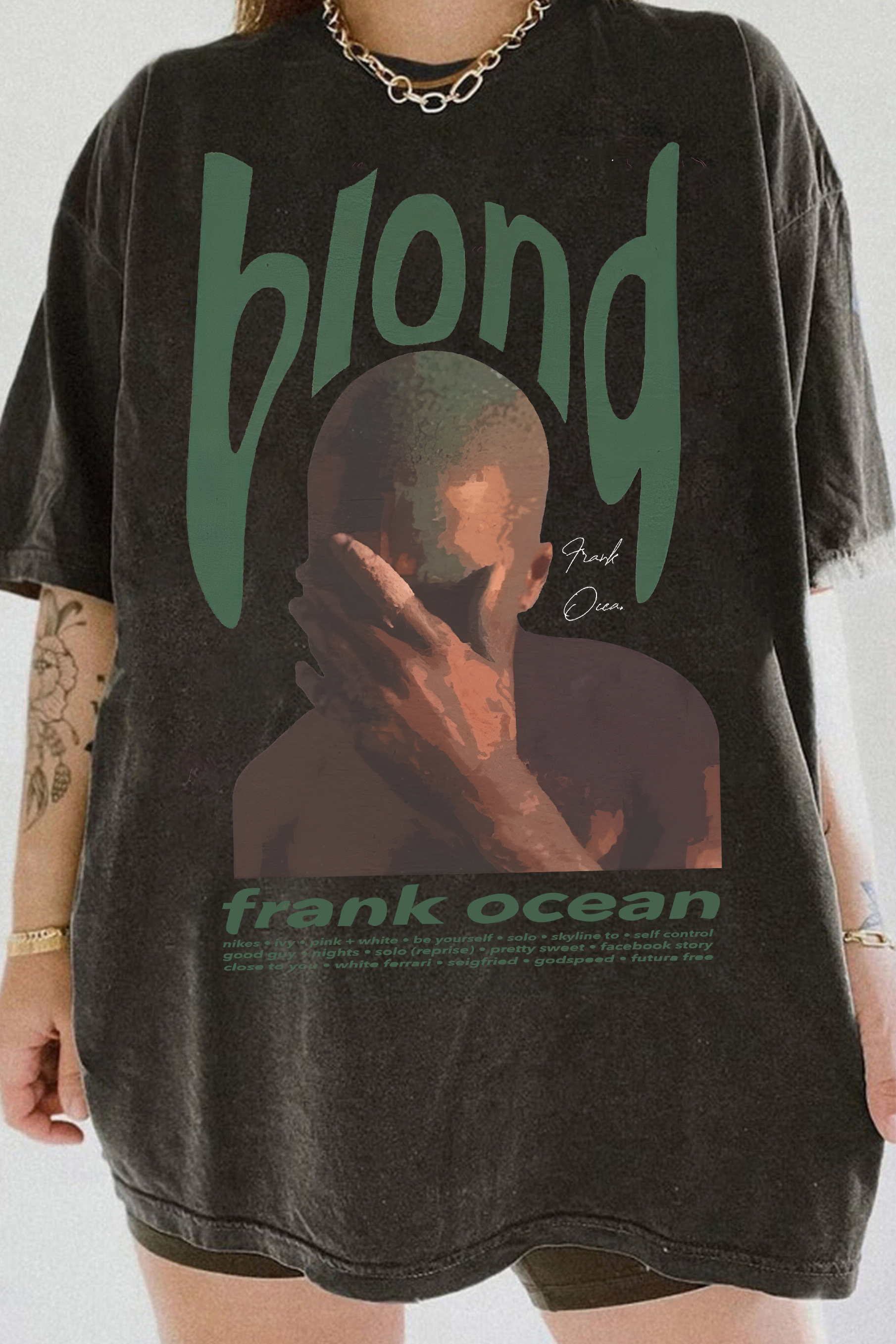 New T-Shirt Frank Ocean Merch, Shirt Frank Ocean Blond For Women