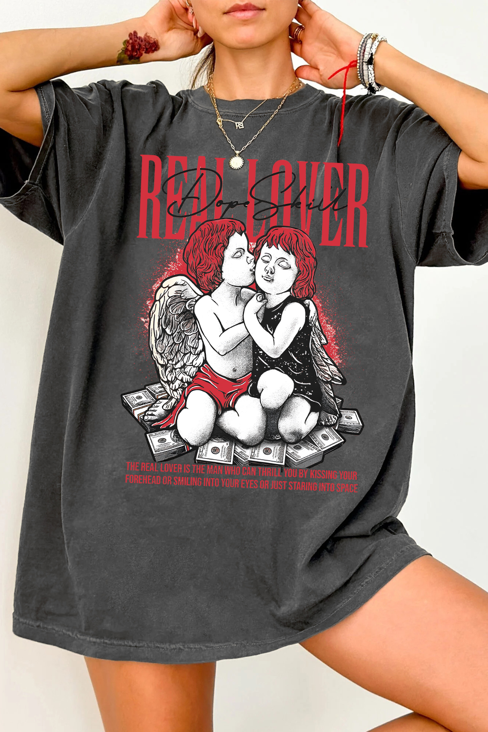 New T-Shirt Fire Red Merch, Shirt Fire Red Dopeskill For Women
