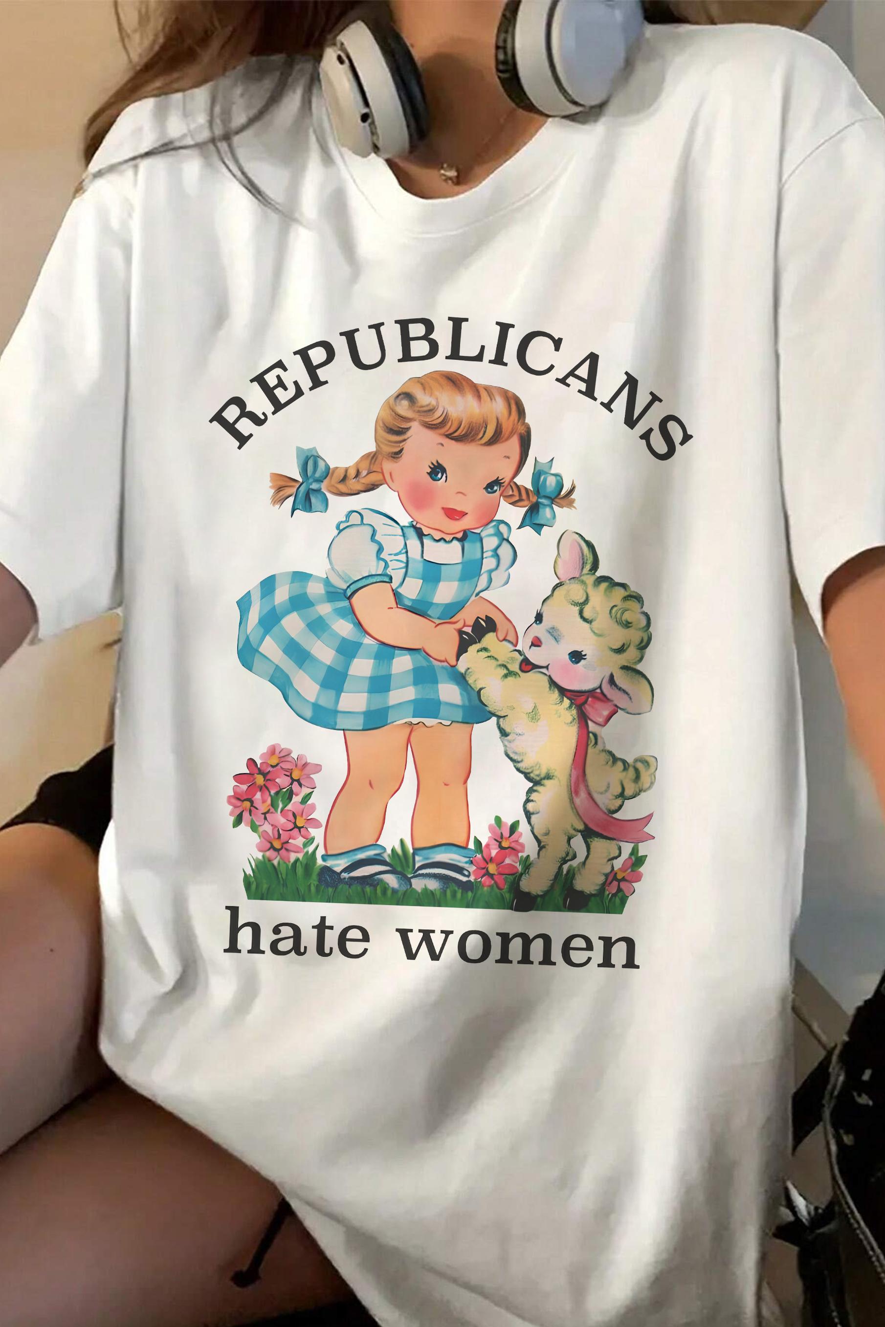 New T-Shirt Cute Retro Merch, Shirt Cute Retro Republicans Hate Women For Women