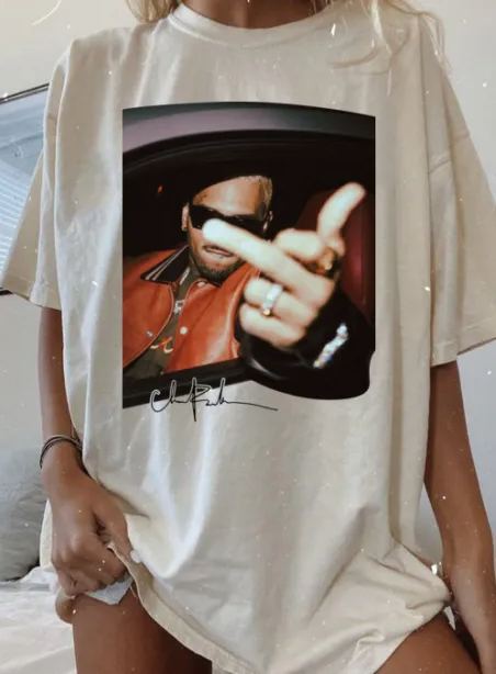 New T-Shirt Chris Brown Merch, Shirt Chris Brown 11 Graphic