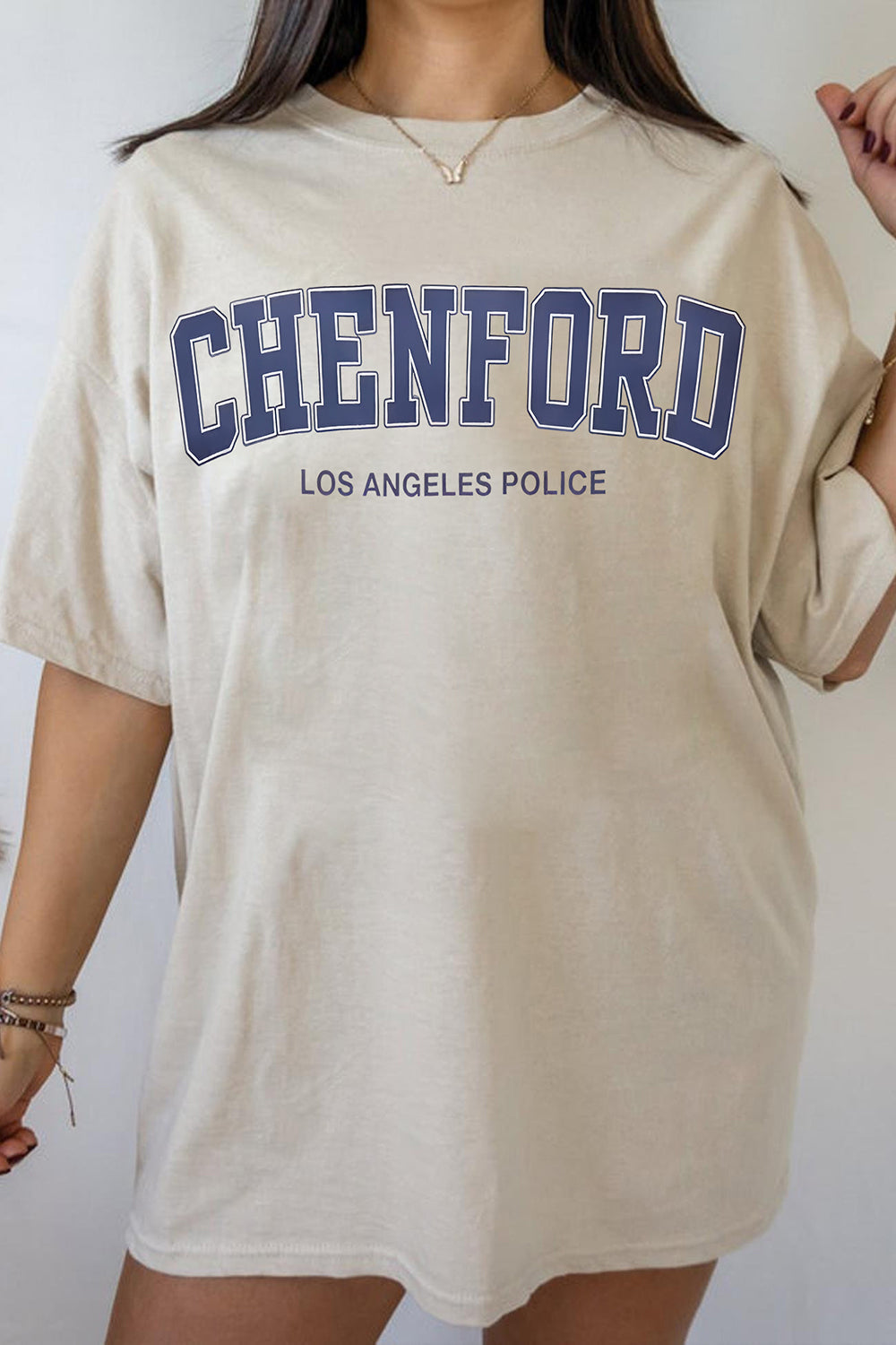 New T-Shirt Chenford The Merch, Shirt Chenford The Rookie Los Angeles Police For Women