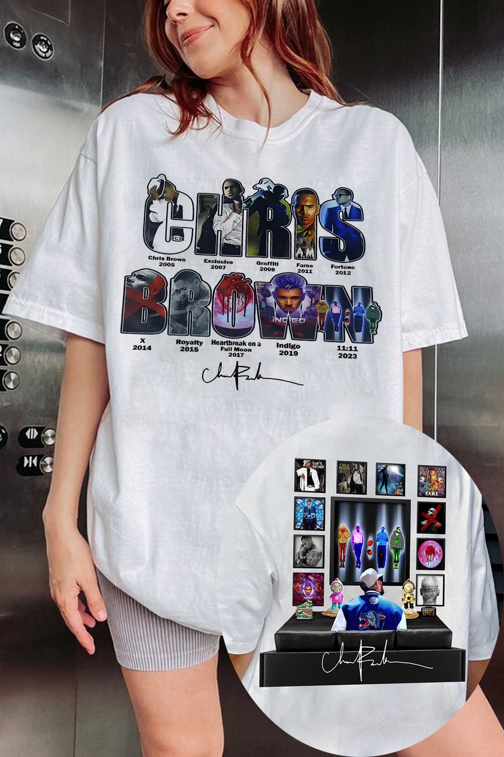 New T-Shirt Chris Brown Merch, Shirt Chris Brown Concert For Women