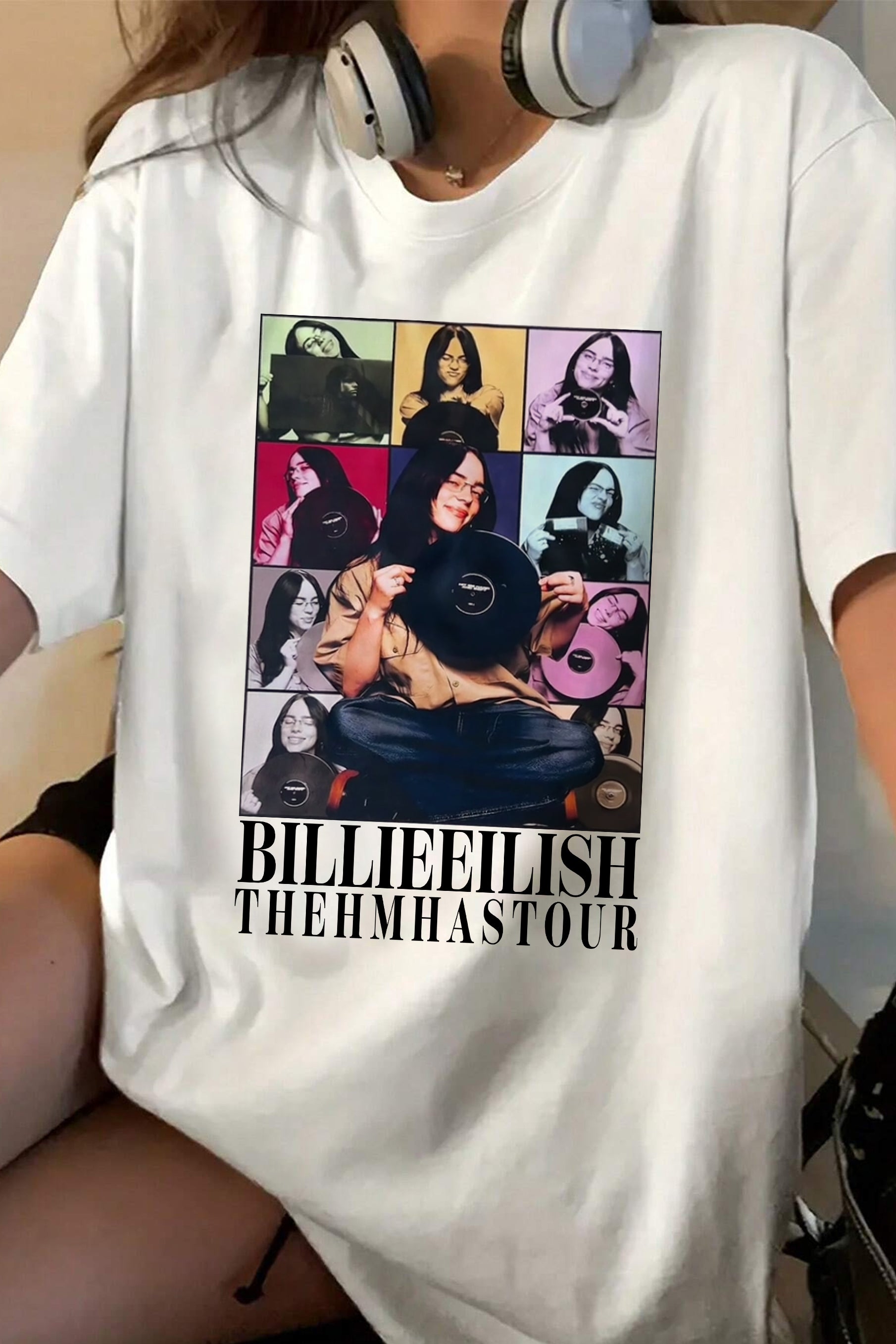 T-Shirt Billie  Merch, Shirt Billie Tour For Women