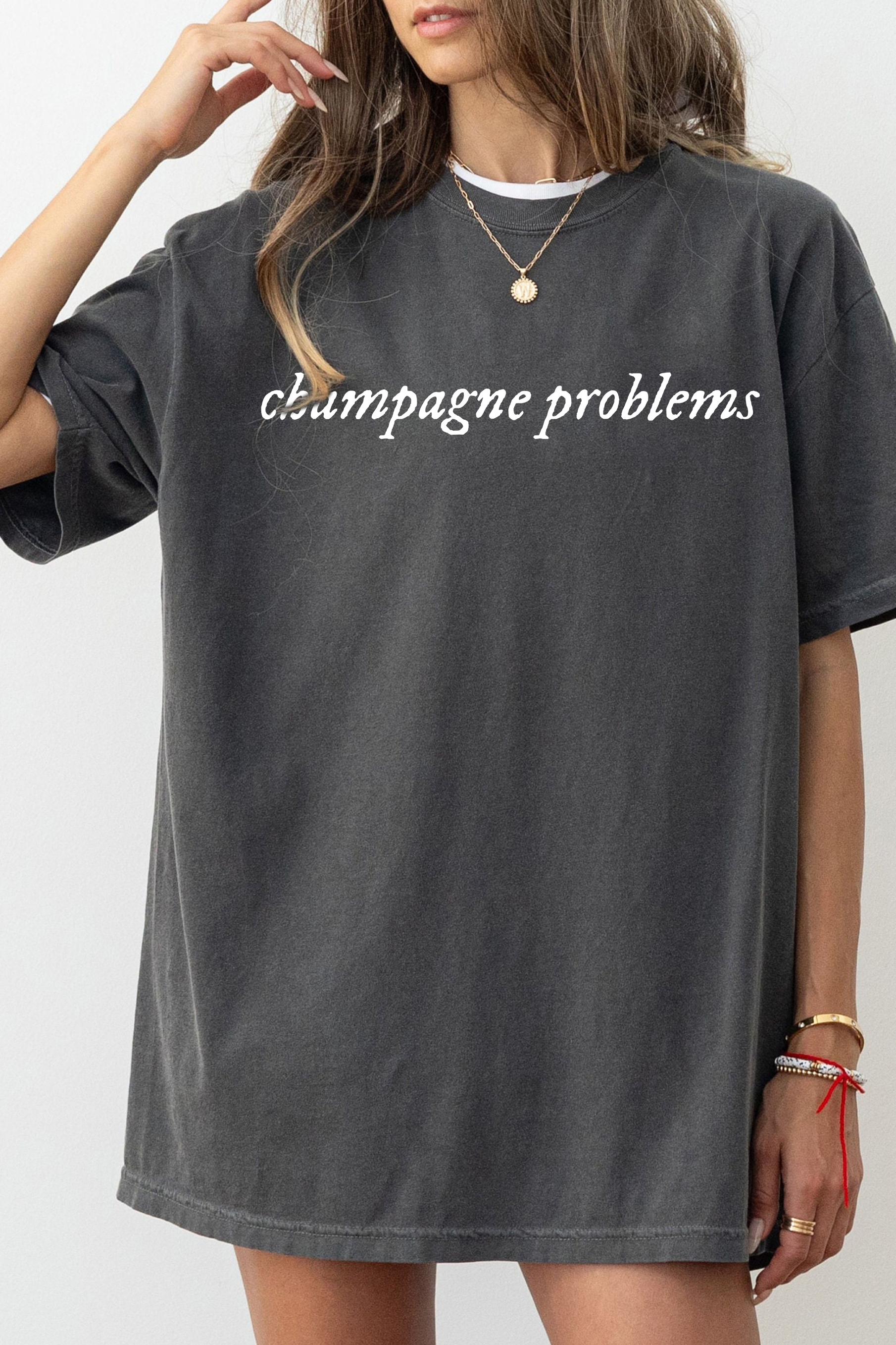 New T-Shirt Champagne Problems Merch, Shirt Champagne Problems For Women